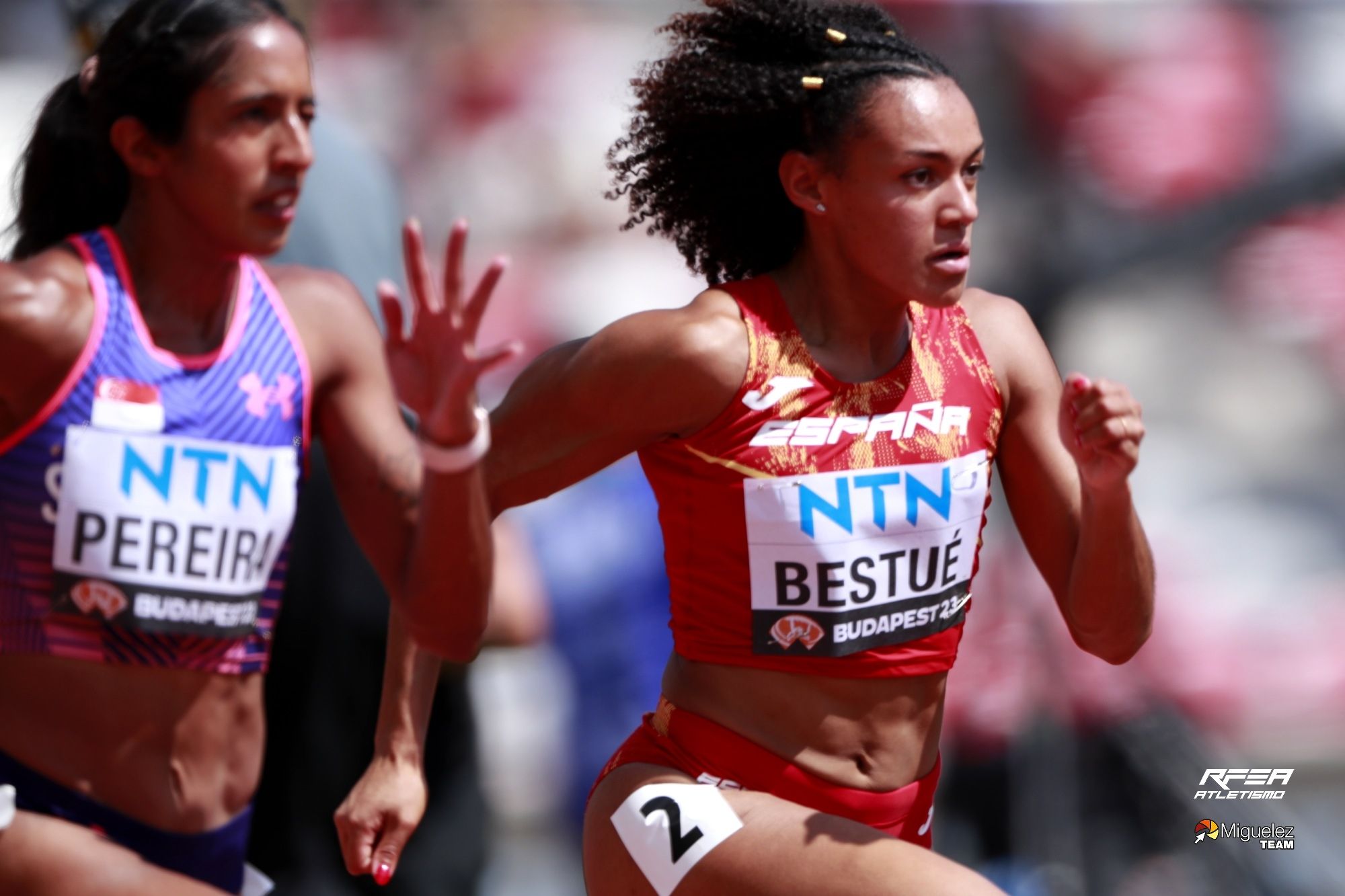 L'atleta santcugatenca Jaël Bestué FOTO: Federació Espanyola d'Atletisme