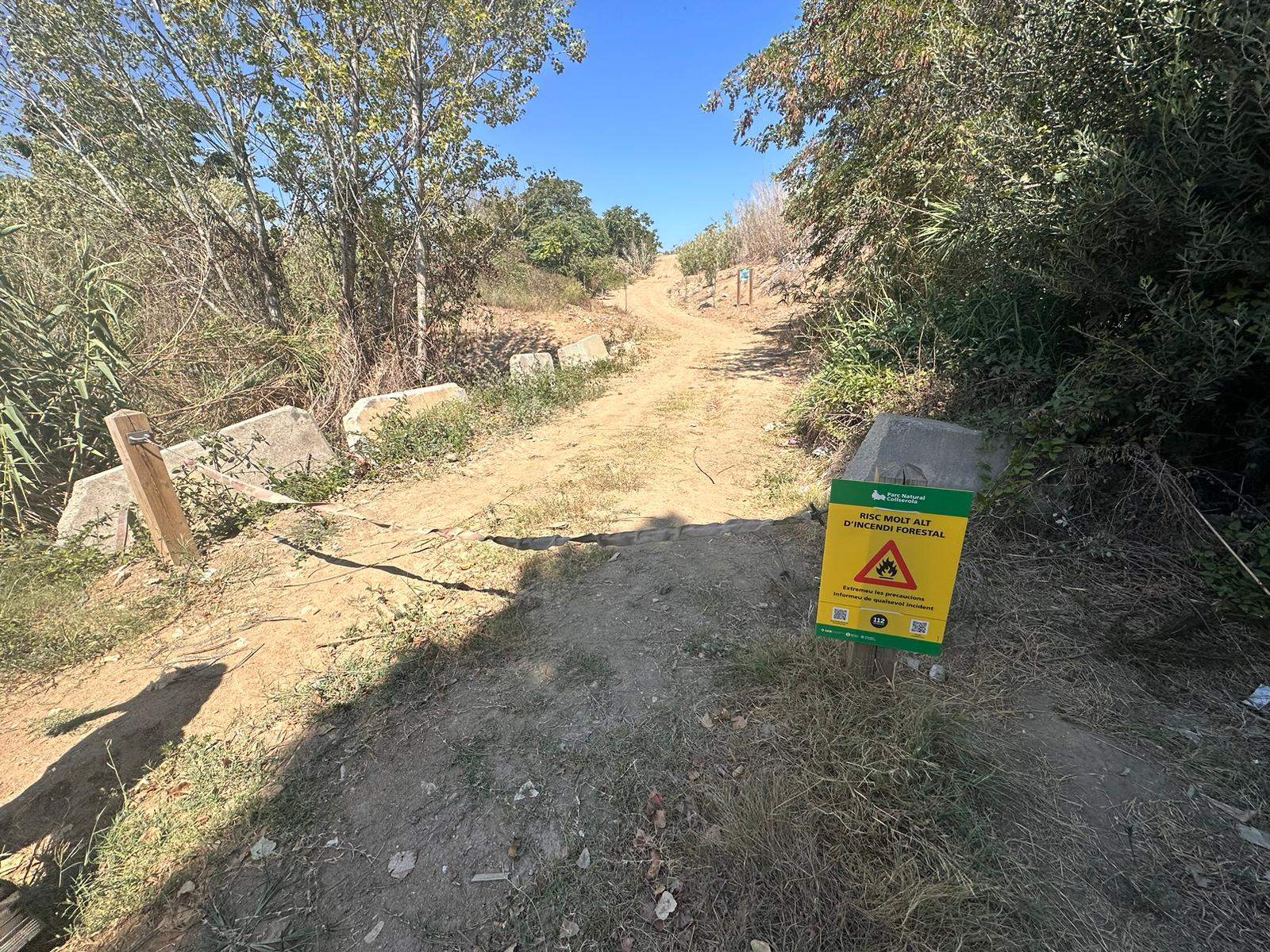 El Parc de Collserola alerta de l'elevat risc d'incendi FOTO: @adf_301