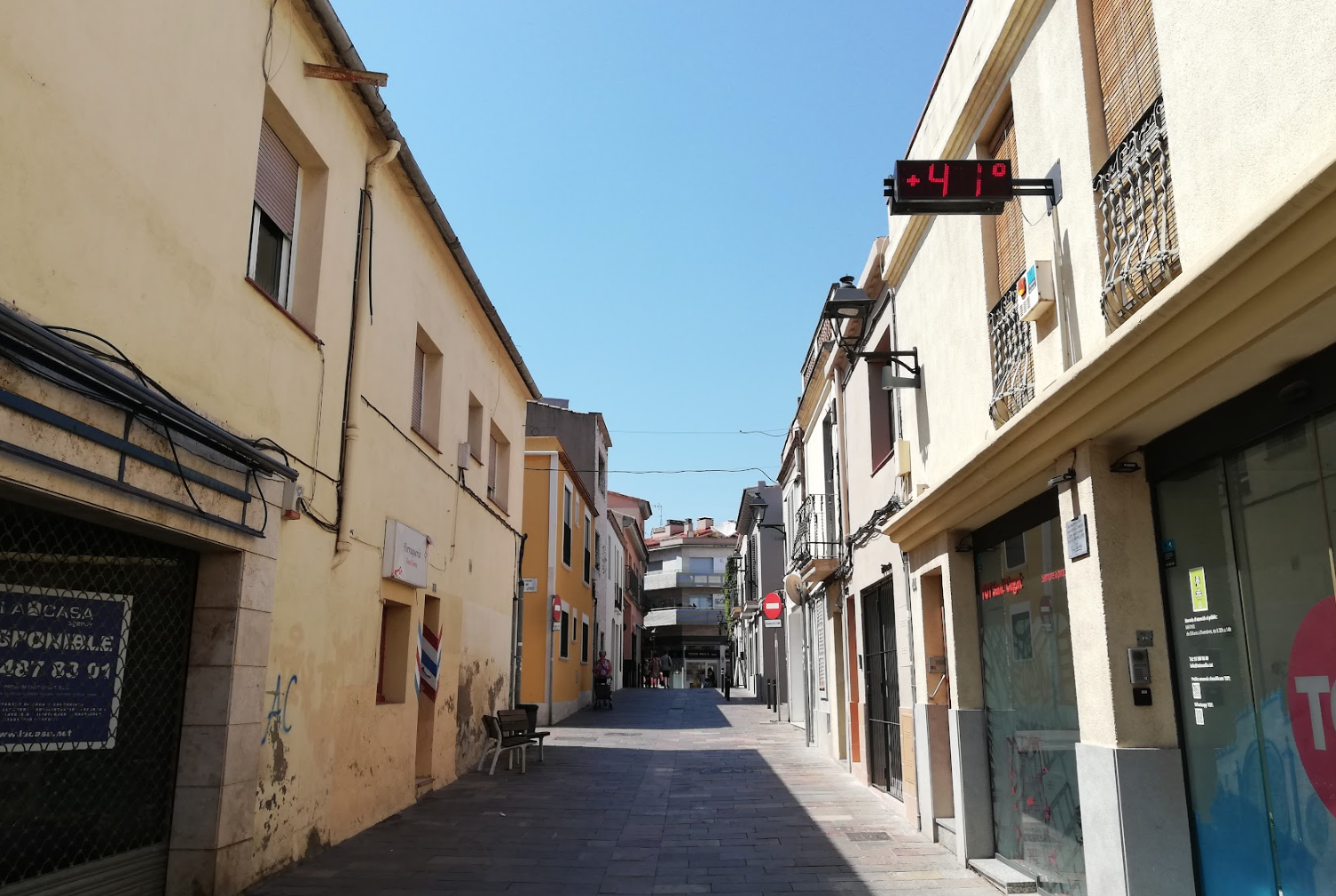 Les màximes van superar els 40 graus aquest dimecres FOTO: TOT