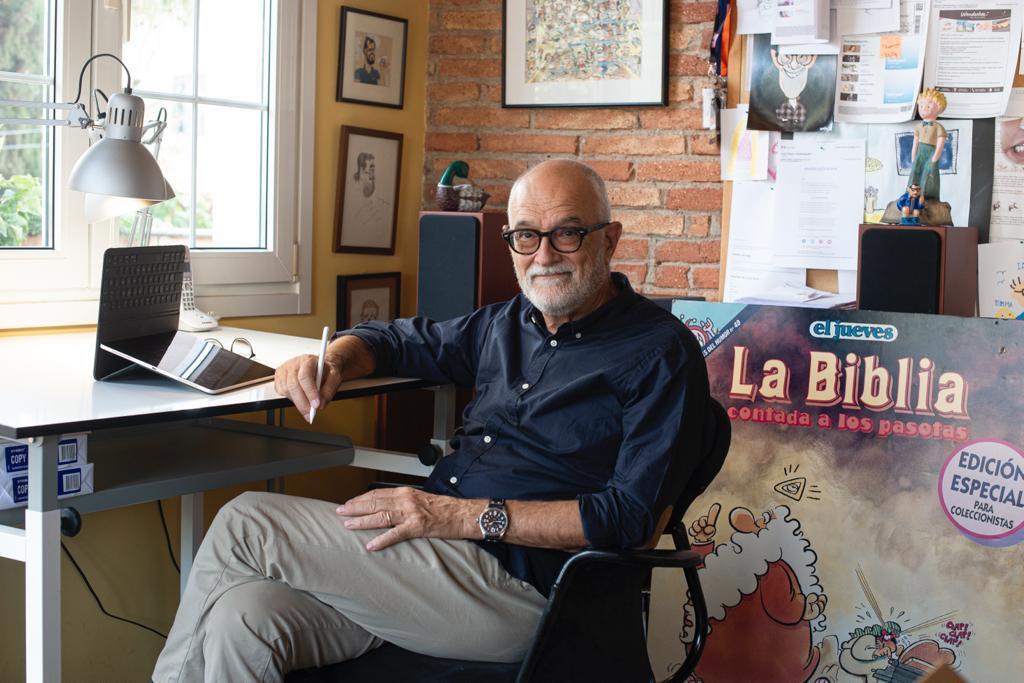 José Luis Martín, fundador de la revista satírica "El Jueves", participarà en el Qomic Boom. FOTO: Cedida