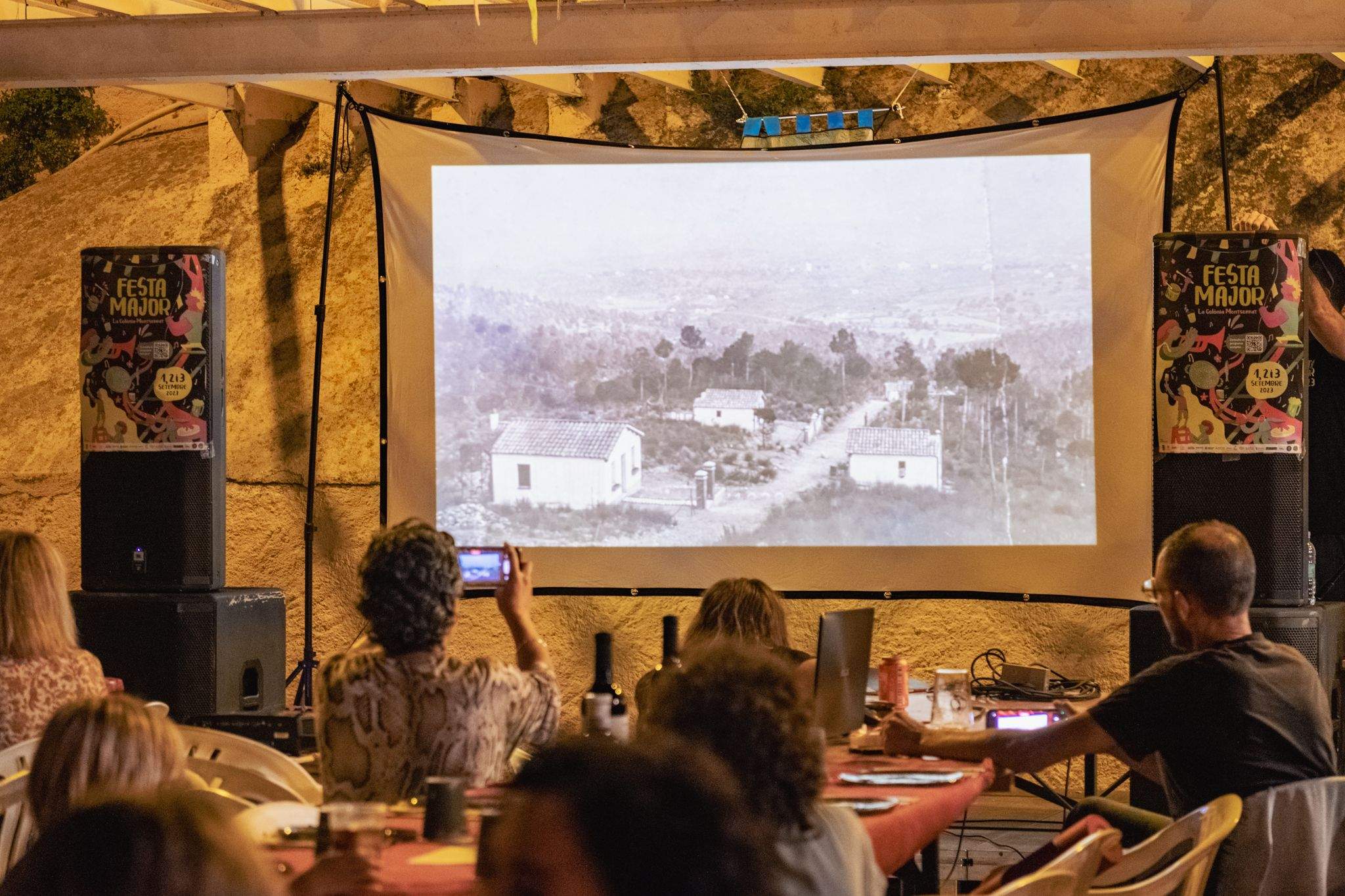 Pregó de La Festa Major de la Colònia Montserrat. FOTO: Ale Gómez