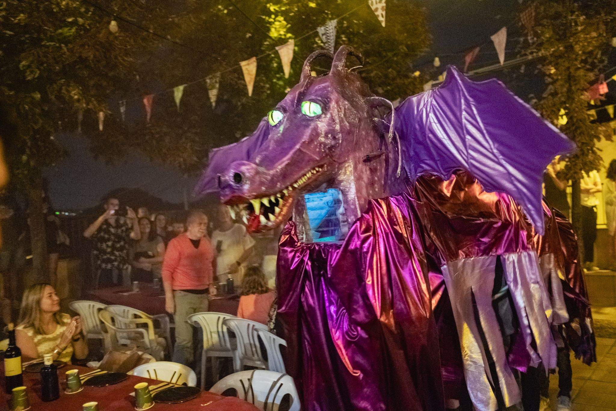 Pregó de La Festa Major de la Colònia Montserrat. FOTO: Ale Gómez