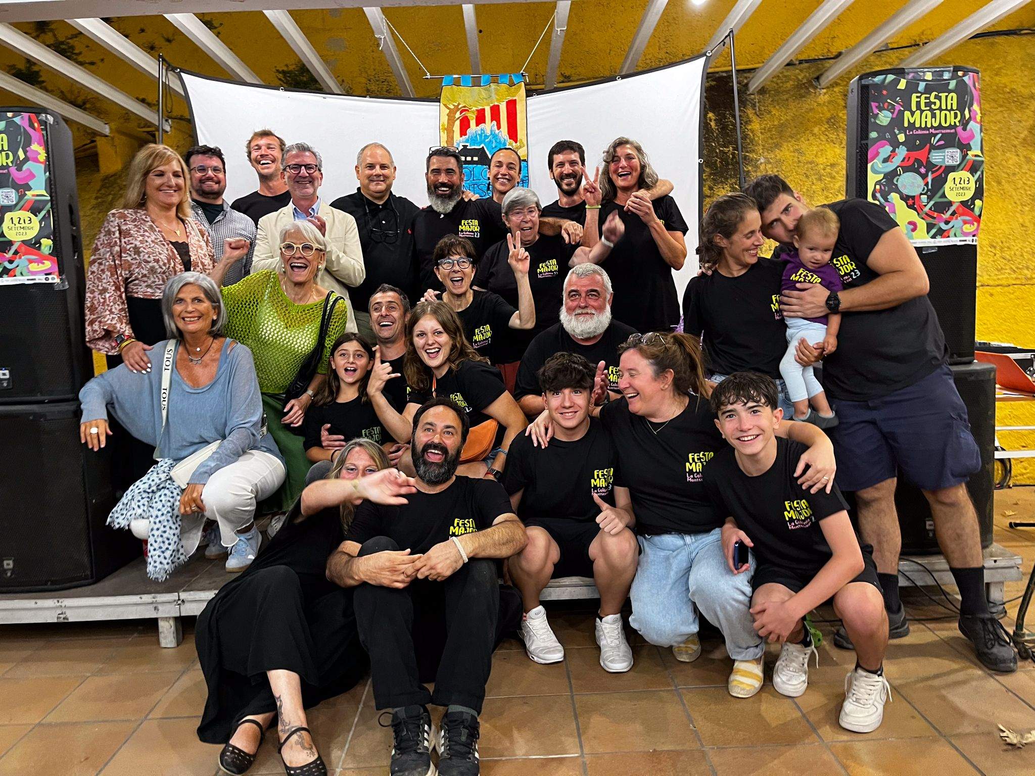 Pregó de La Festa Major de la Colònia Montserrat. FOTO: Ale Gómez