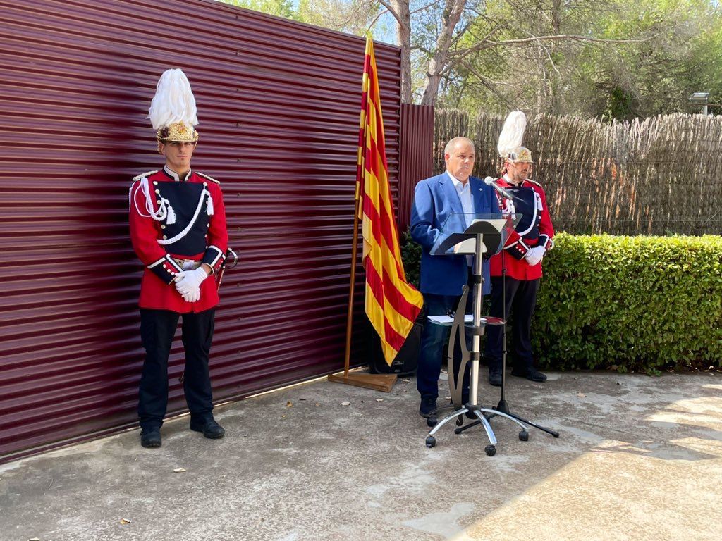 El president fent el discurs FOTO: EMD de Valldoreix 