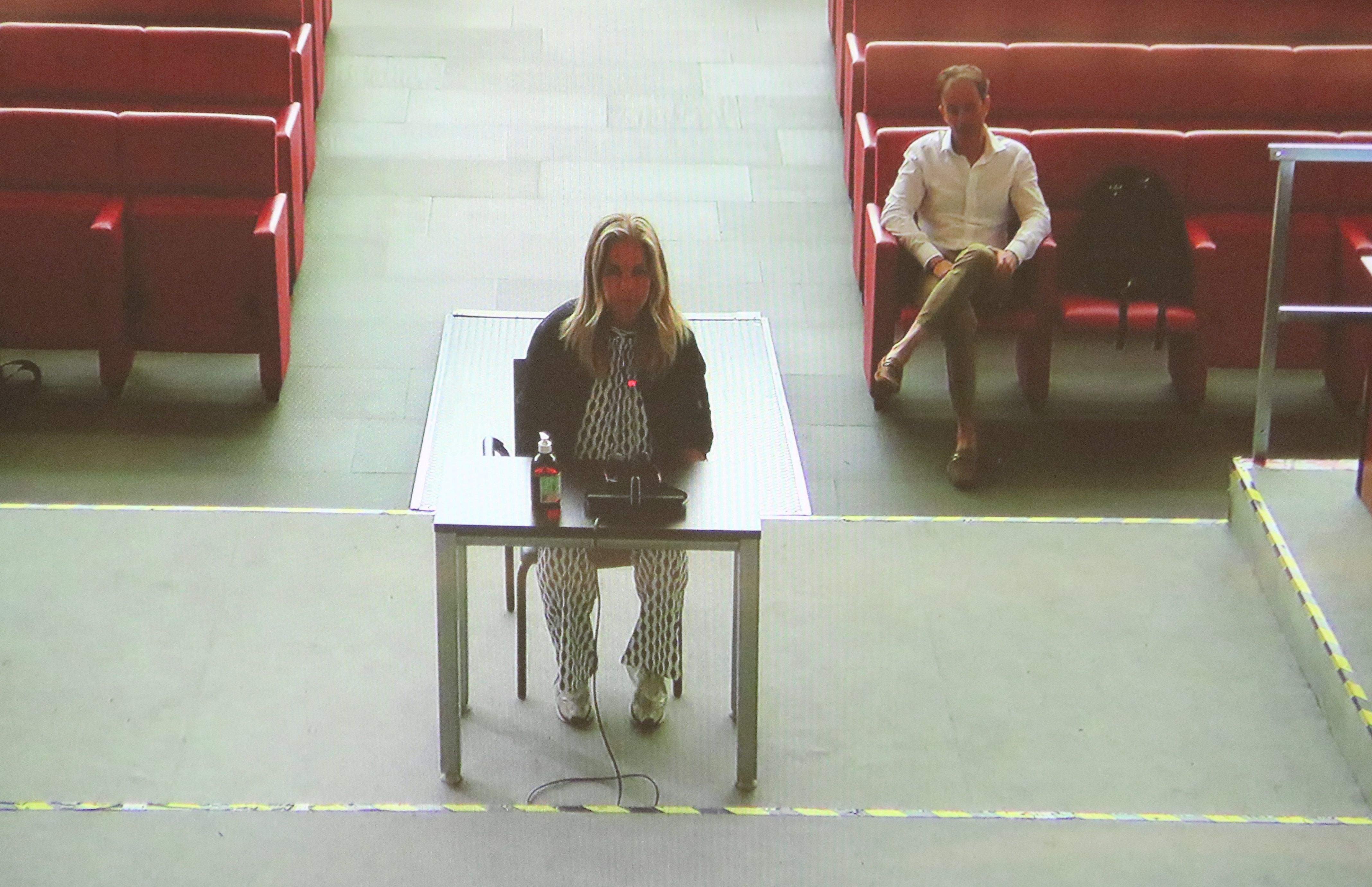 Arantxa Sánchez Vicario durant la primera sessió del judici FOTO: ACN