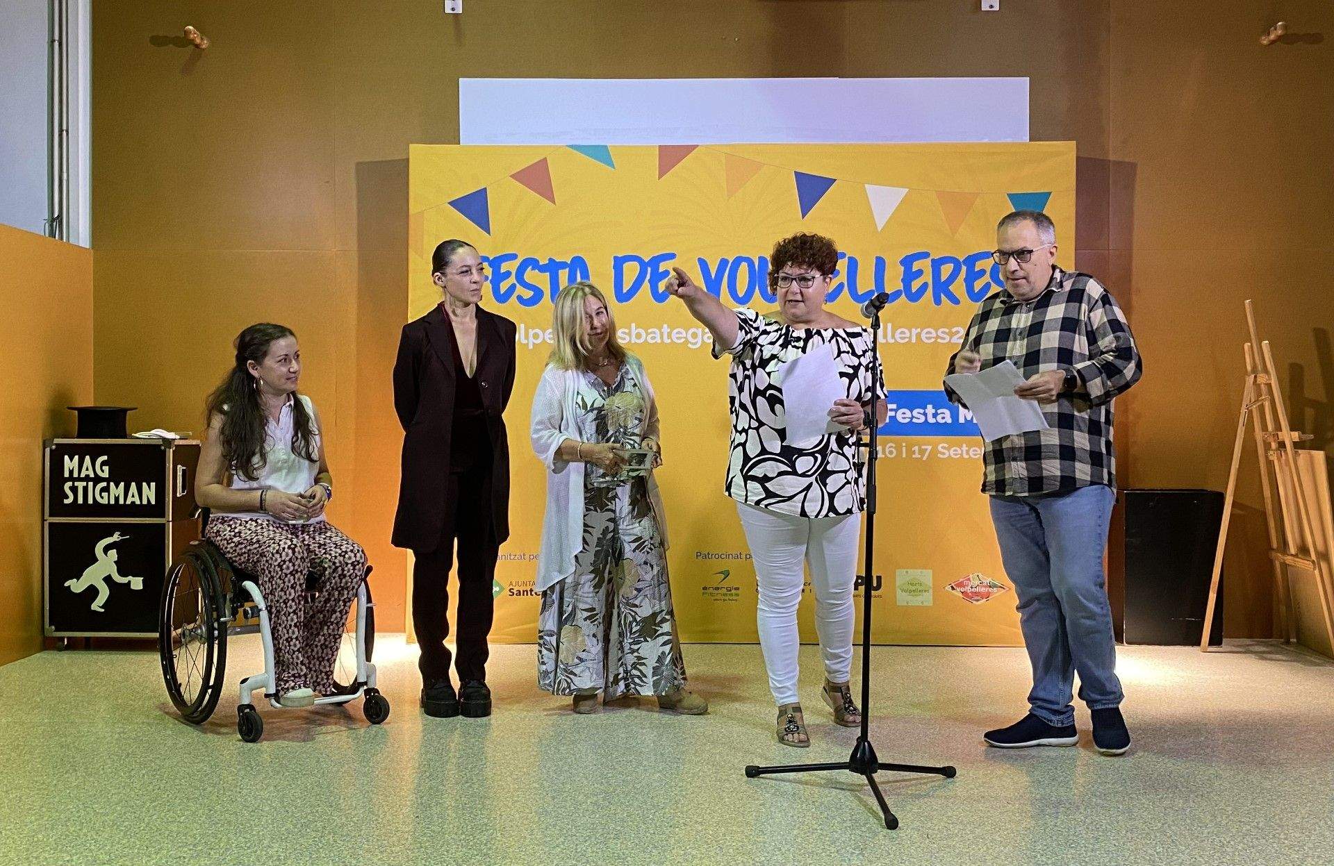 Pregó de la Festa Major de Volpelleres. FOTO: JR Armadàs