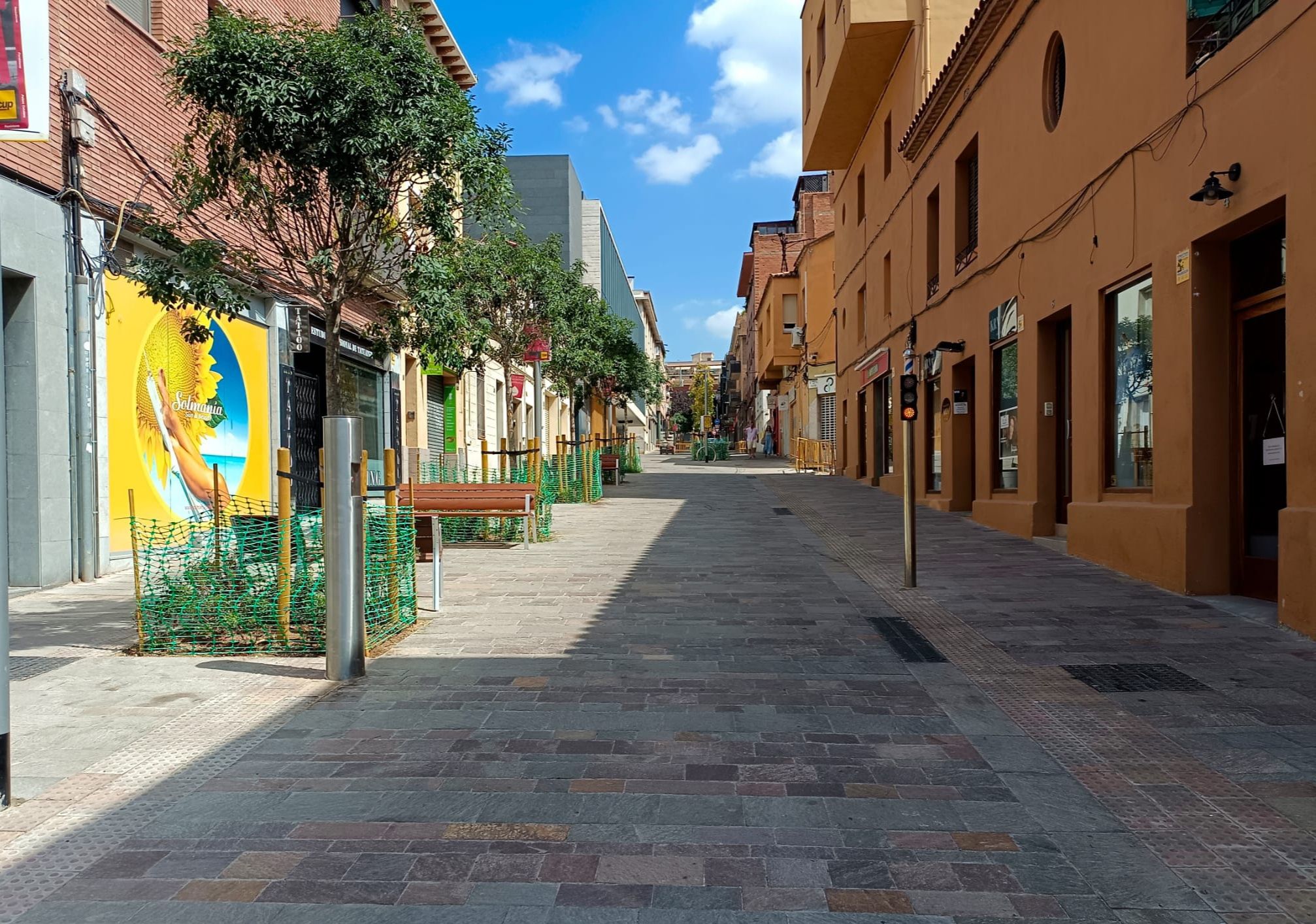 Finalitzades les obres del carrer d'Anselm Clavé. FOTO: Ajuntament