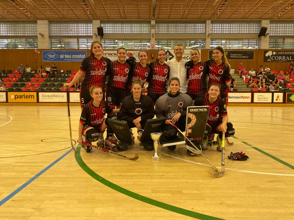 El femení del Solideo PHC Sant Cugat en la Copa Monestir. FOTO: Àlex López Puig