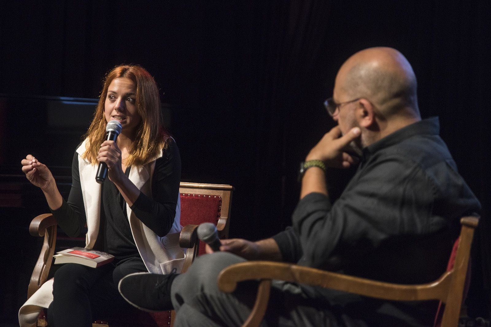 Presentació del llibre 'La democràcia mor al núvol' de Josep M. Ganyet. FOTO: Bernat Millet.