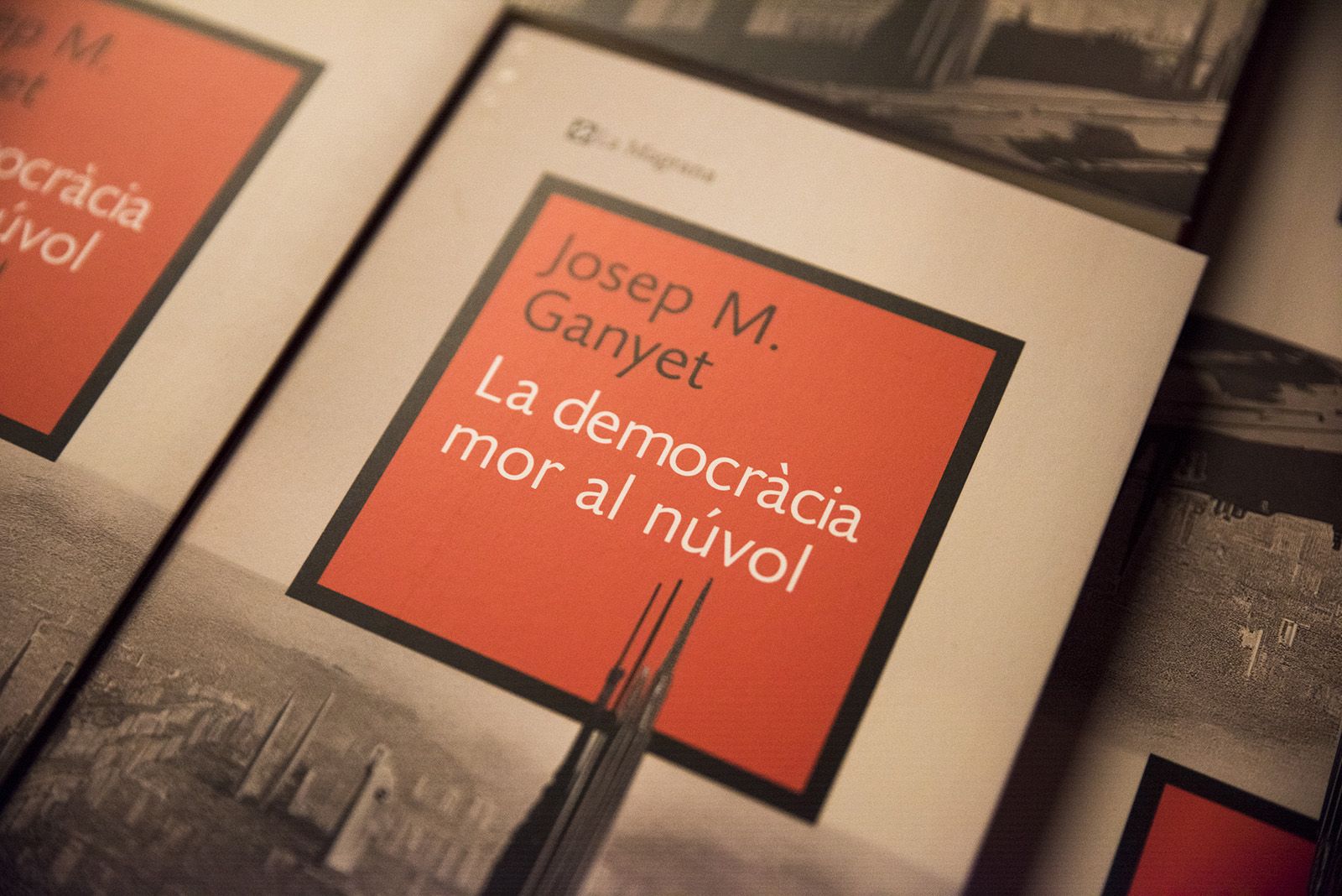 Presentació del llibre 'La democràcia mor al núvol' de Josep M. Ganyet. FOTO: Bernat Millet.