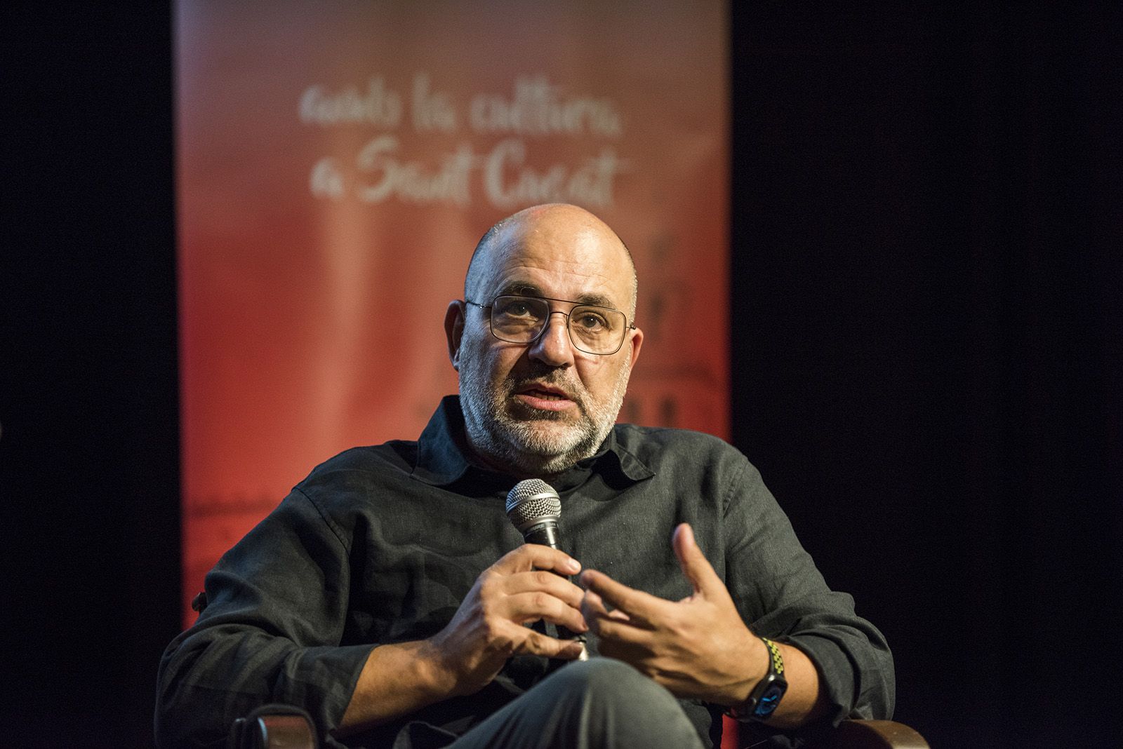 Presentació del llibre 'La democràcia mor al núvol' de Josep M. Ganyet. FOTO: Bernat Millet.