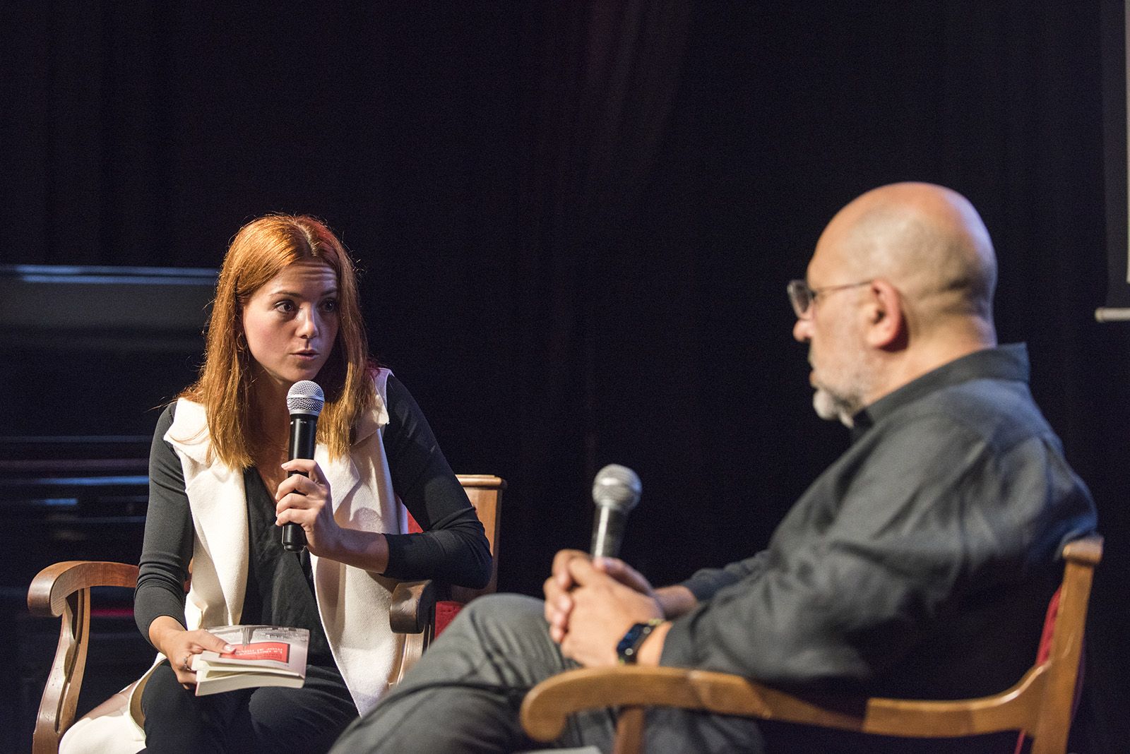 Presentació del llibre 'La democràcia mor al núvol' de Josep M. Ganyet. FOTO: Bernat Millet.