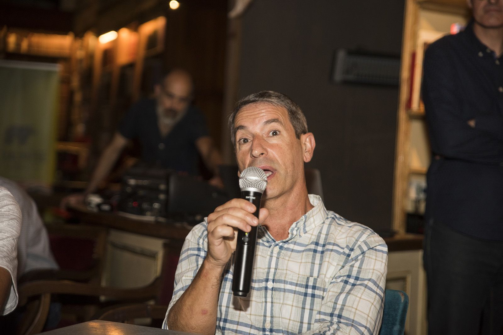 Presentació del llibre 'La democràcia mor al núvol' de Josep M. Ganyet. FOTO: Bernat Millet.