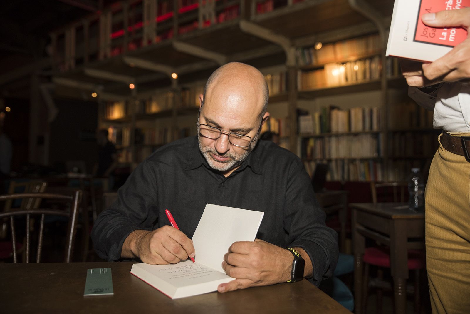 Presentació del llibre 'La democràcia mor al núvol' de Josep M. Ganyet. FOTO: Bernat Millet.