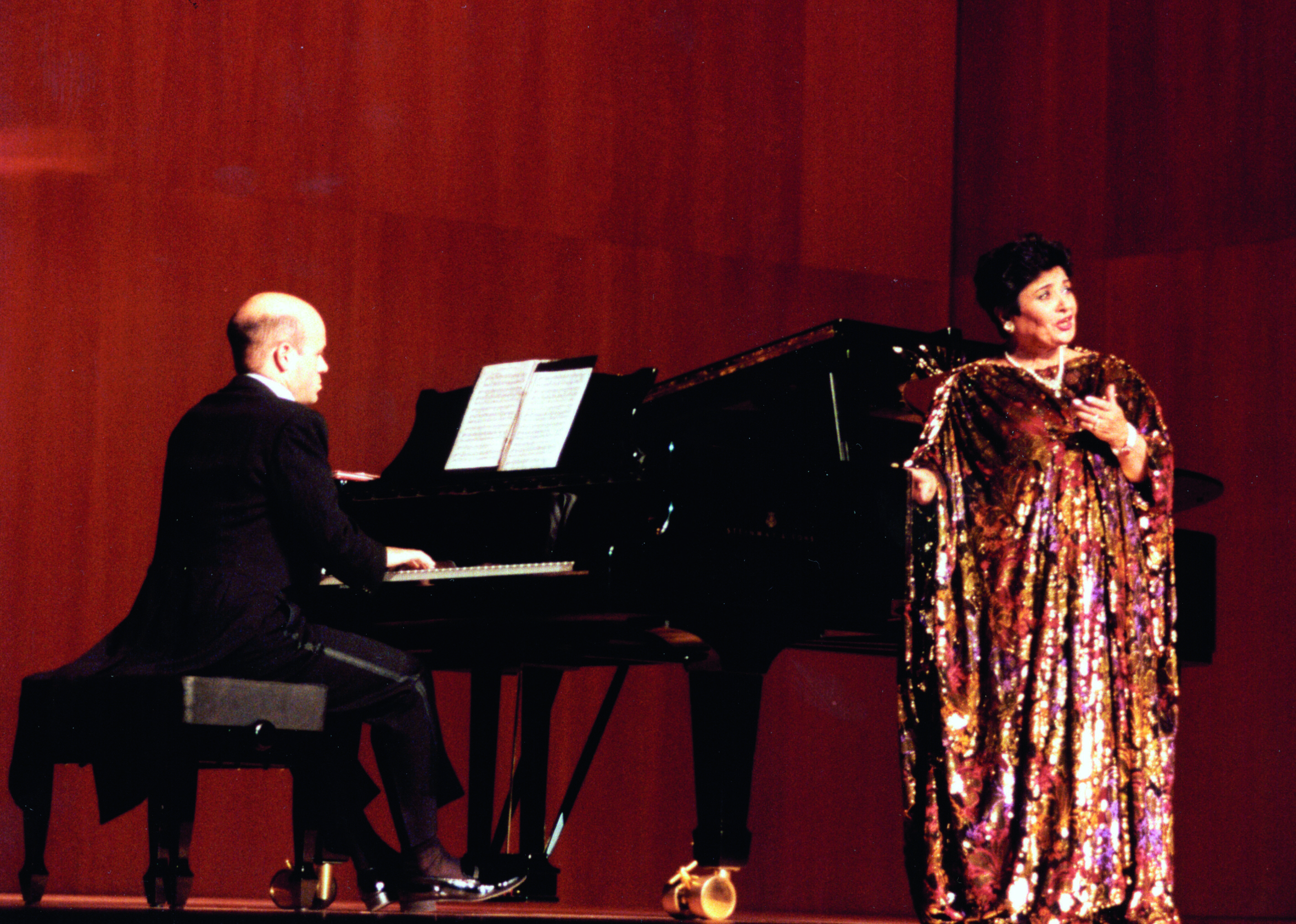 Concert de comiat de Victòria dels Àngels amb Albert Guinovart. FOTO: Arxiu