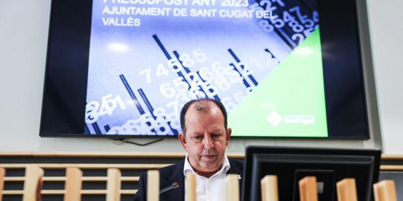 El tinent d'alcaldia d'Economia, Carles Brugarolas FOTO: Ajuntament de SAnt Cugat