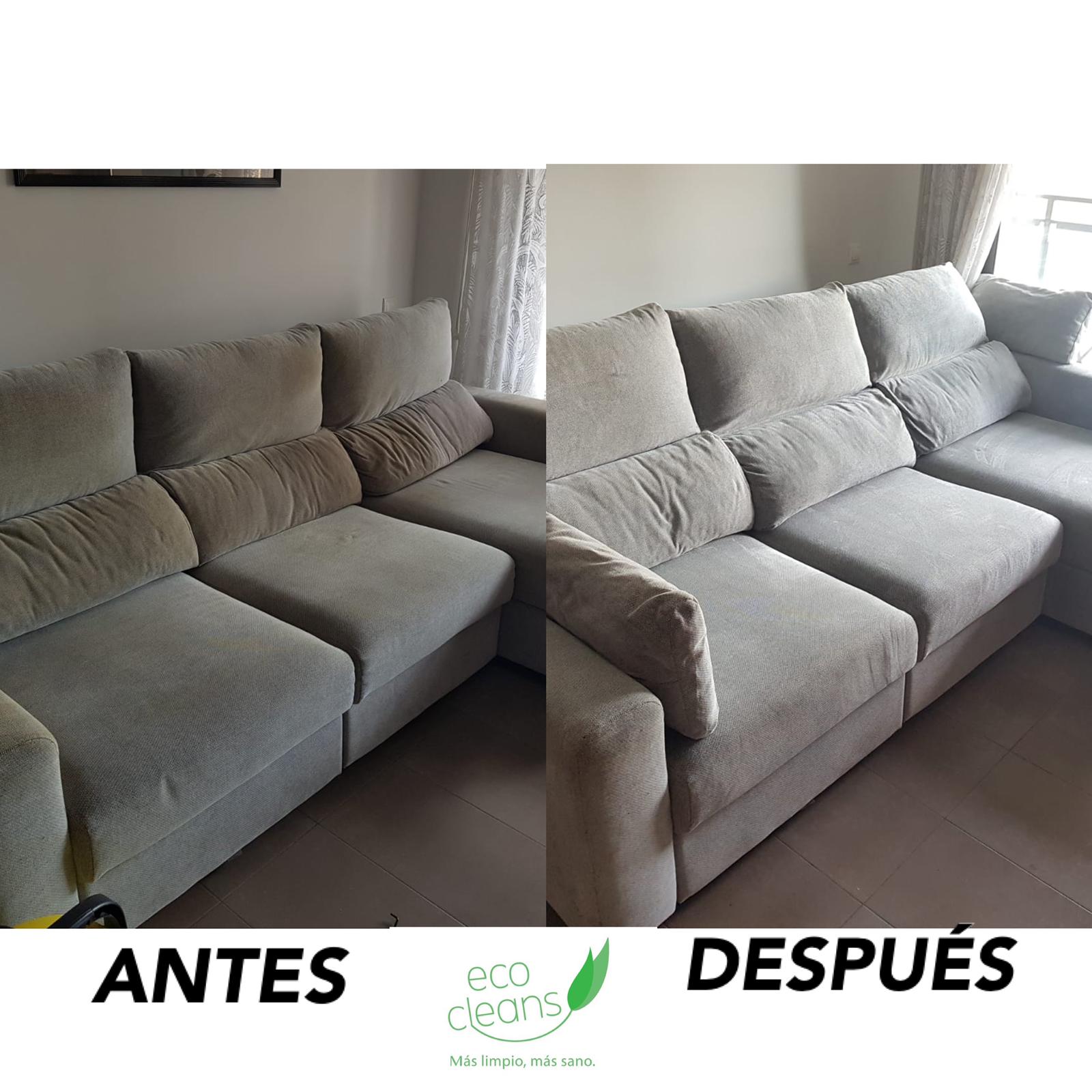 Abans i després del servei de la neteja d'Ecocleans Sabadell. FOTO: Cedida