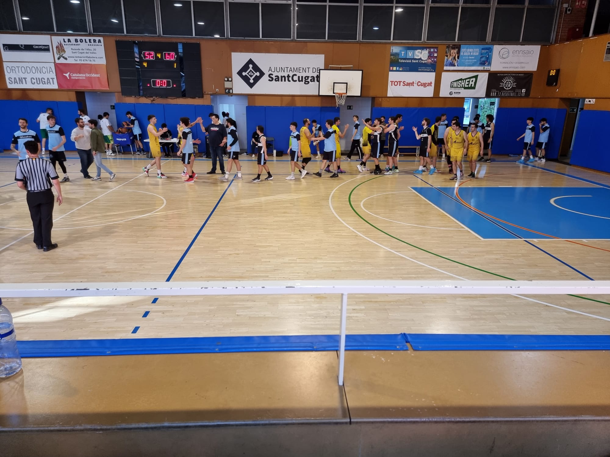 El Qbasket Sant Cugat va perdre en l'inici de la competició. FOTO: Cedida
