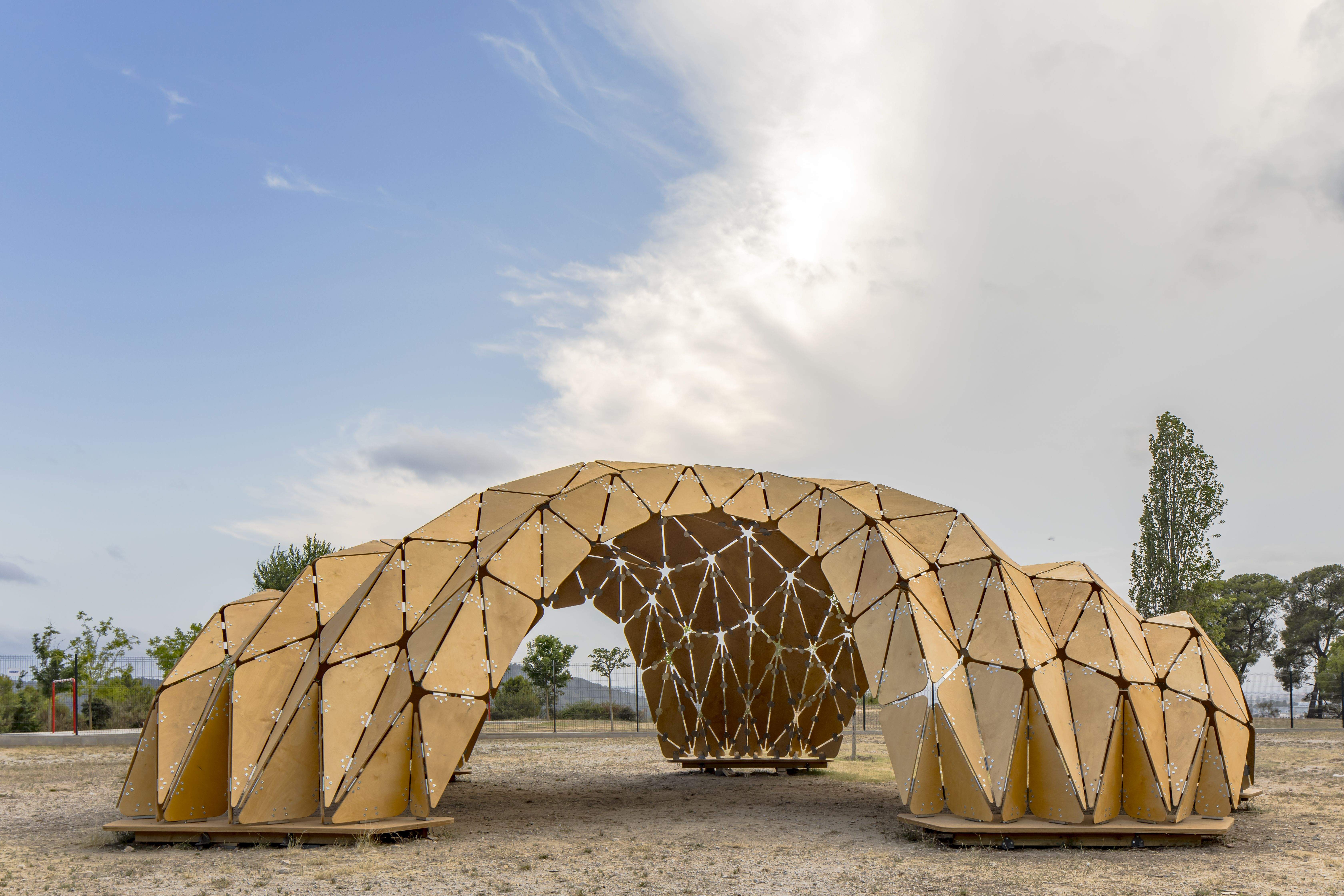 Refugi climàtic Pentaura Shell. Foto: Andrés Flajszer 