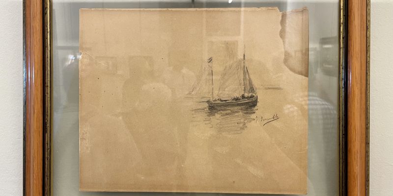 Dibuix de Joan Sorolla. Foto: redacció