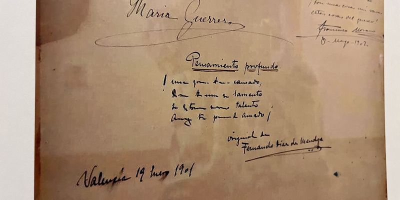 Firmes de Maria Guerrero, Fernando Díaz de Mendoza i Francisco Morano. Foto: redacció