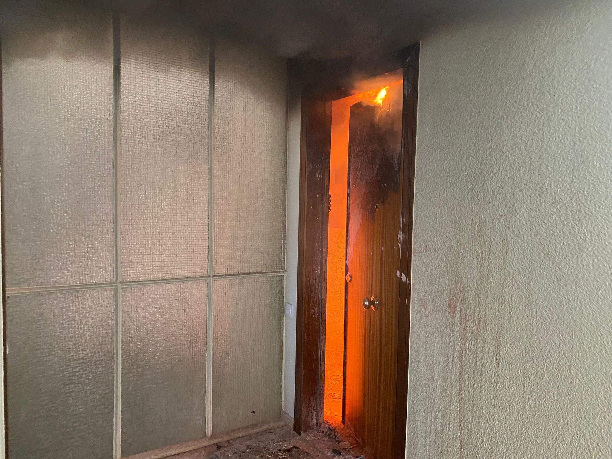 Pis de l'incendi. Foto: cedida