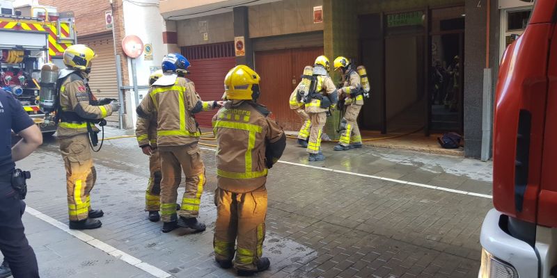 Evacuació. Foto: cedida