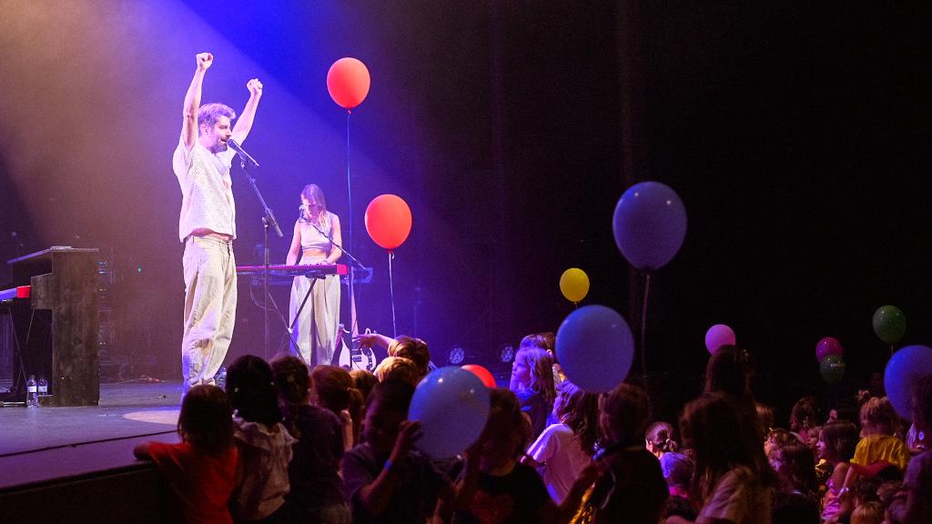 Joan Dausà, un dels artitstes destacats del Petits Camaleons 2023. FOTO: Ale Gómez