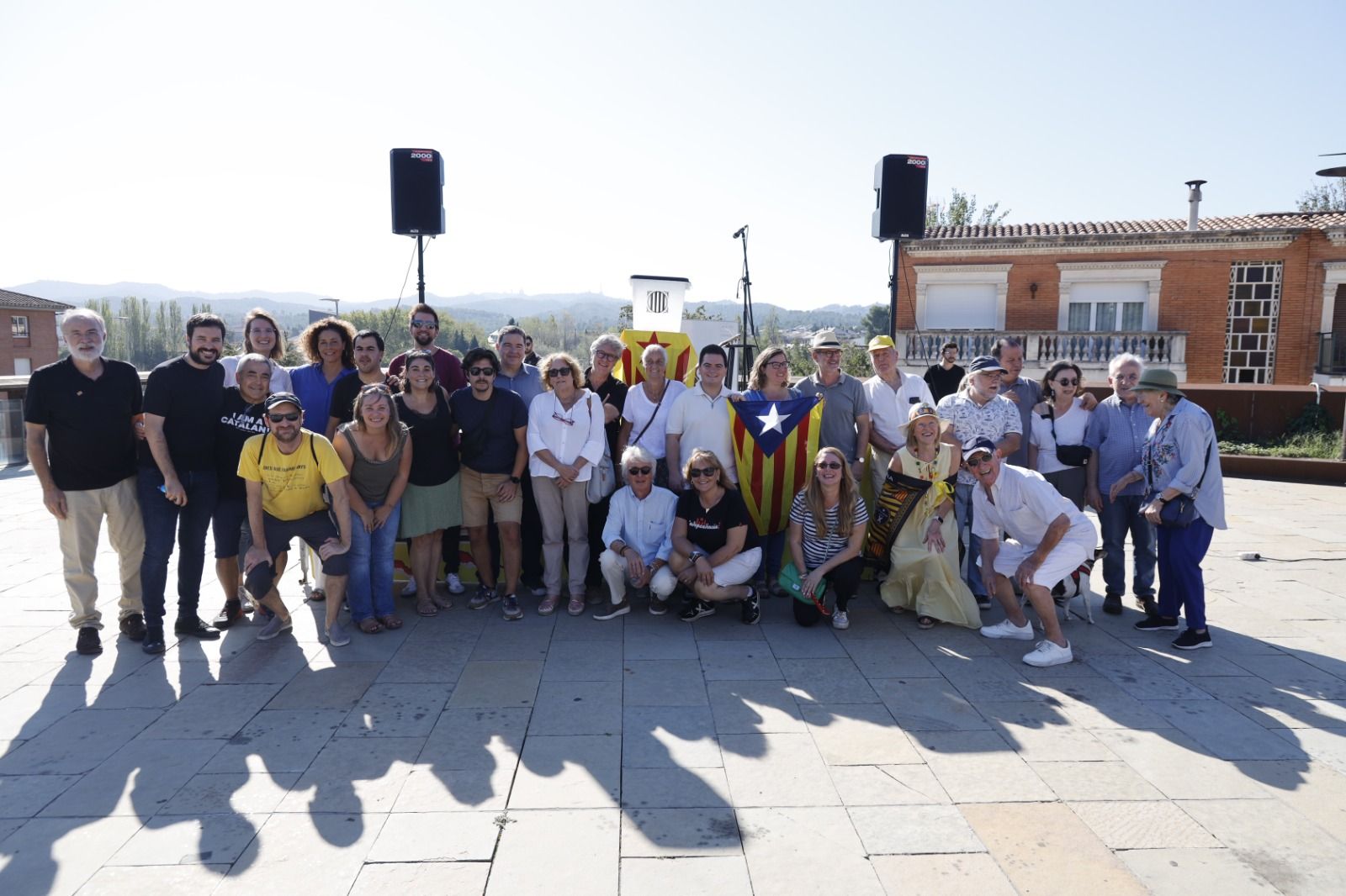 Foto de família després de l'acte FOTO: Ajuntament