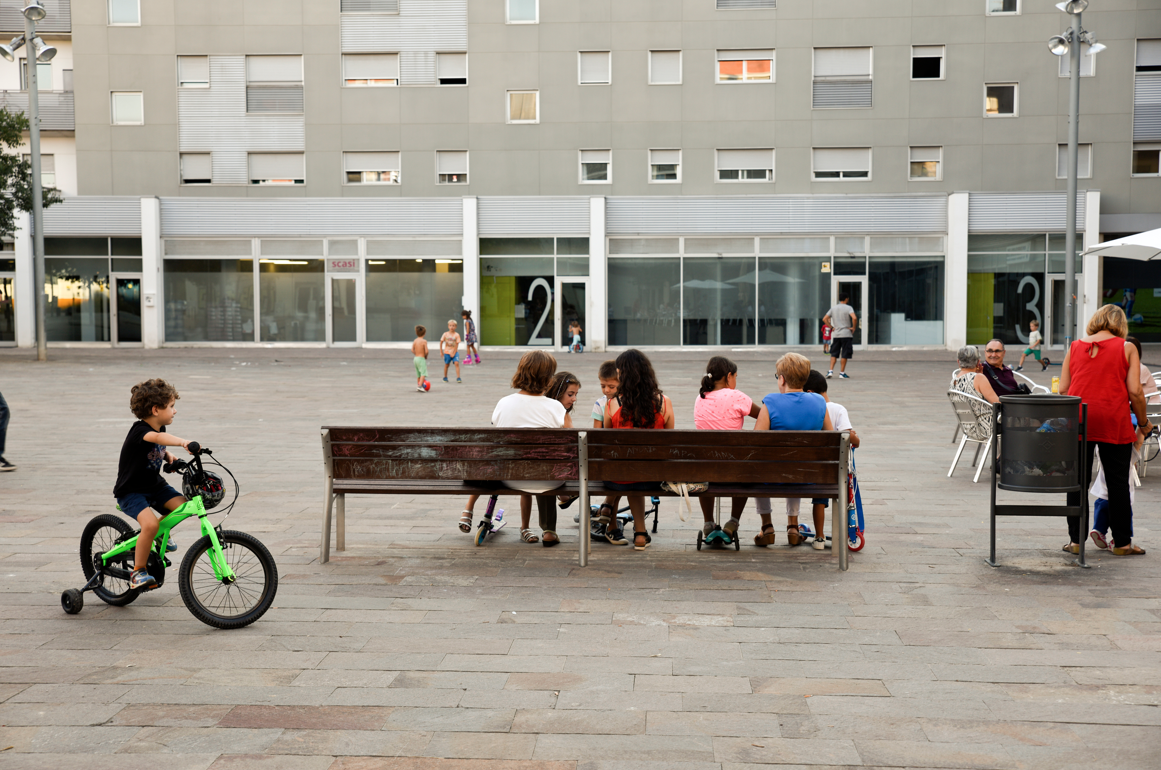 La plaça dels Rabassaires de Volpelleres FOTO: Bernat Millet