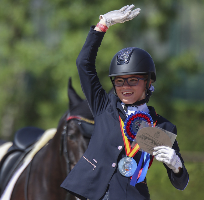 Kristi Zallo va ser subcampiona de Catalunya i d'Espanya de doma clàssica la temporada passada. FOTO: Cedida