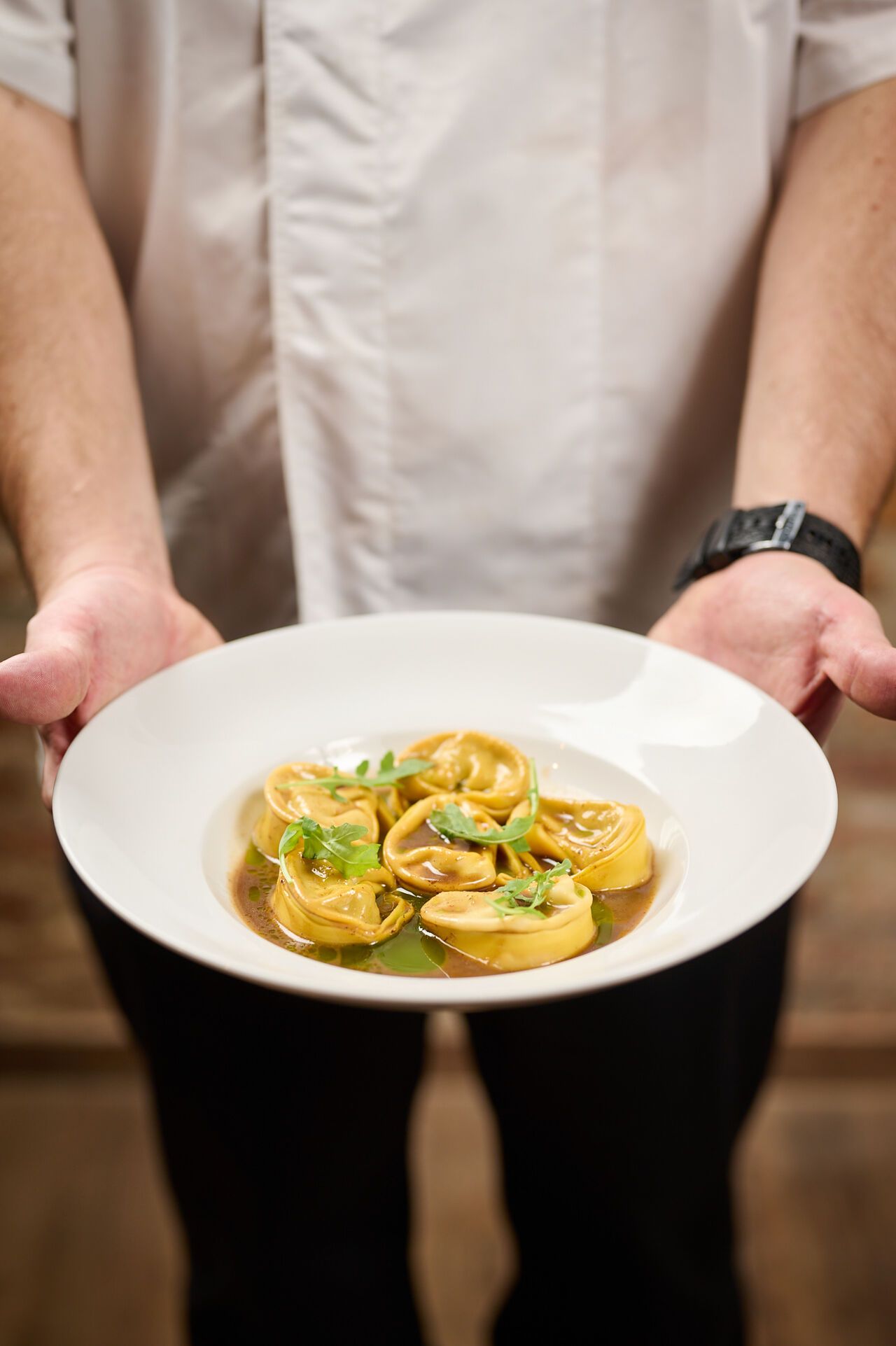 Ravioli de carn de Per Caso Bistro. FOTO: Cedida