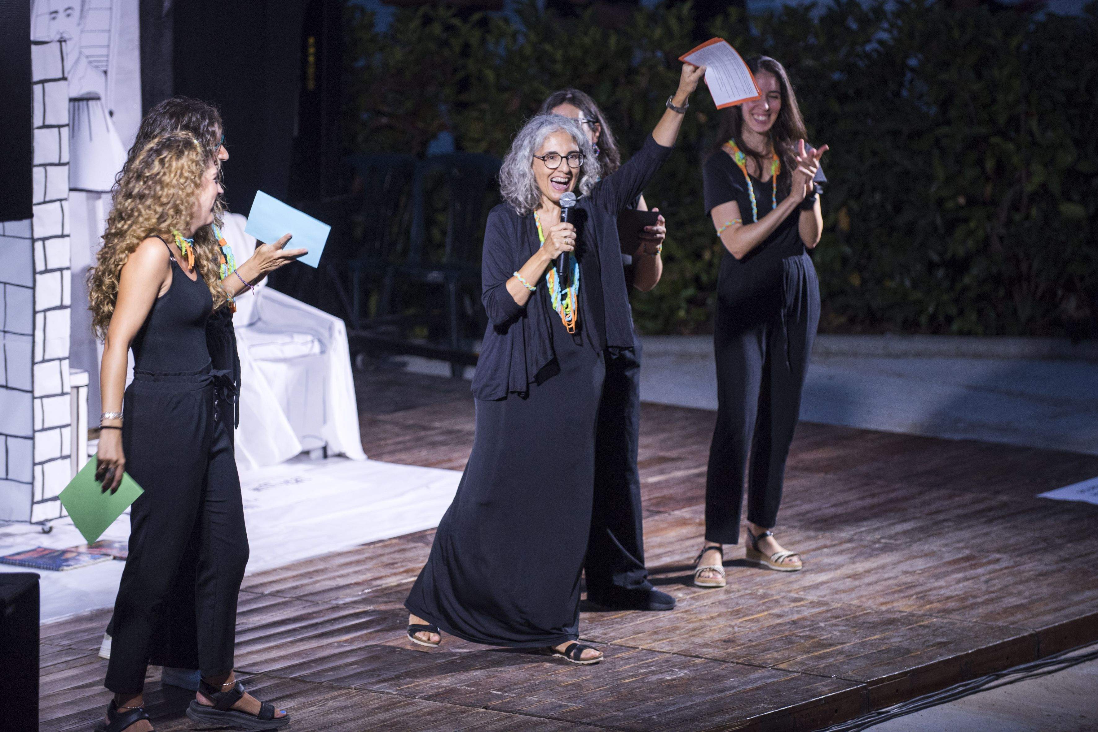 Pregó de la festa major del barri de sant francesc monestir. Foto: Bernat Millet