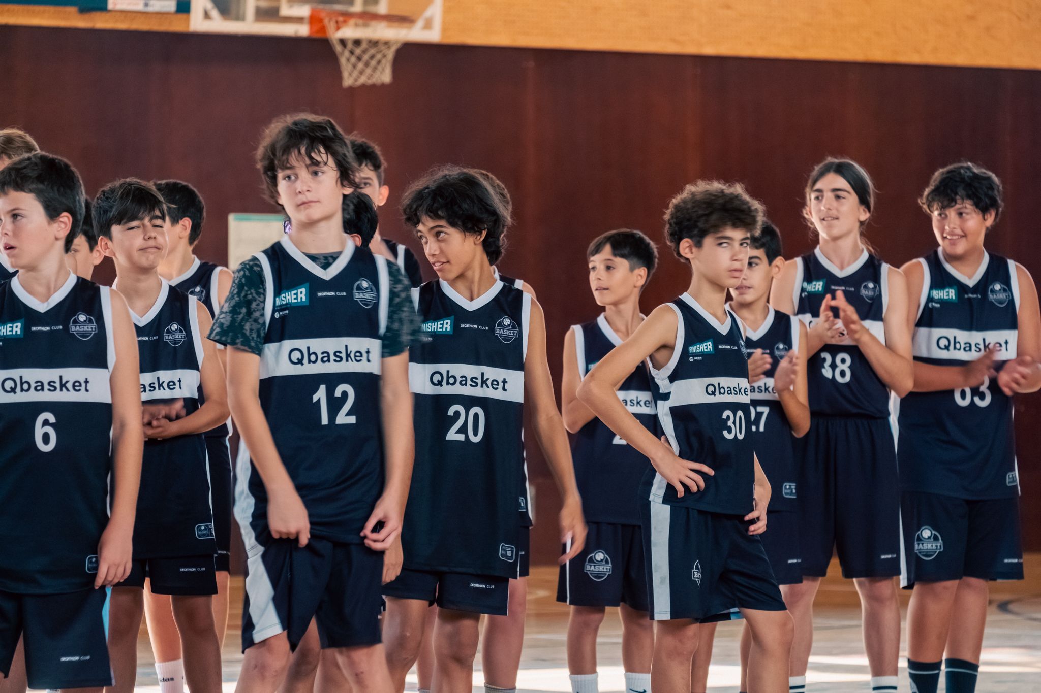Presentació dels equips de Qbasket Sant Cugat. FOTO: Ale Gómez