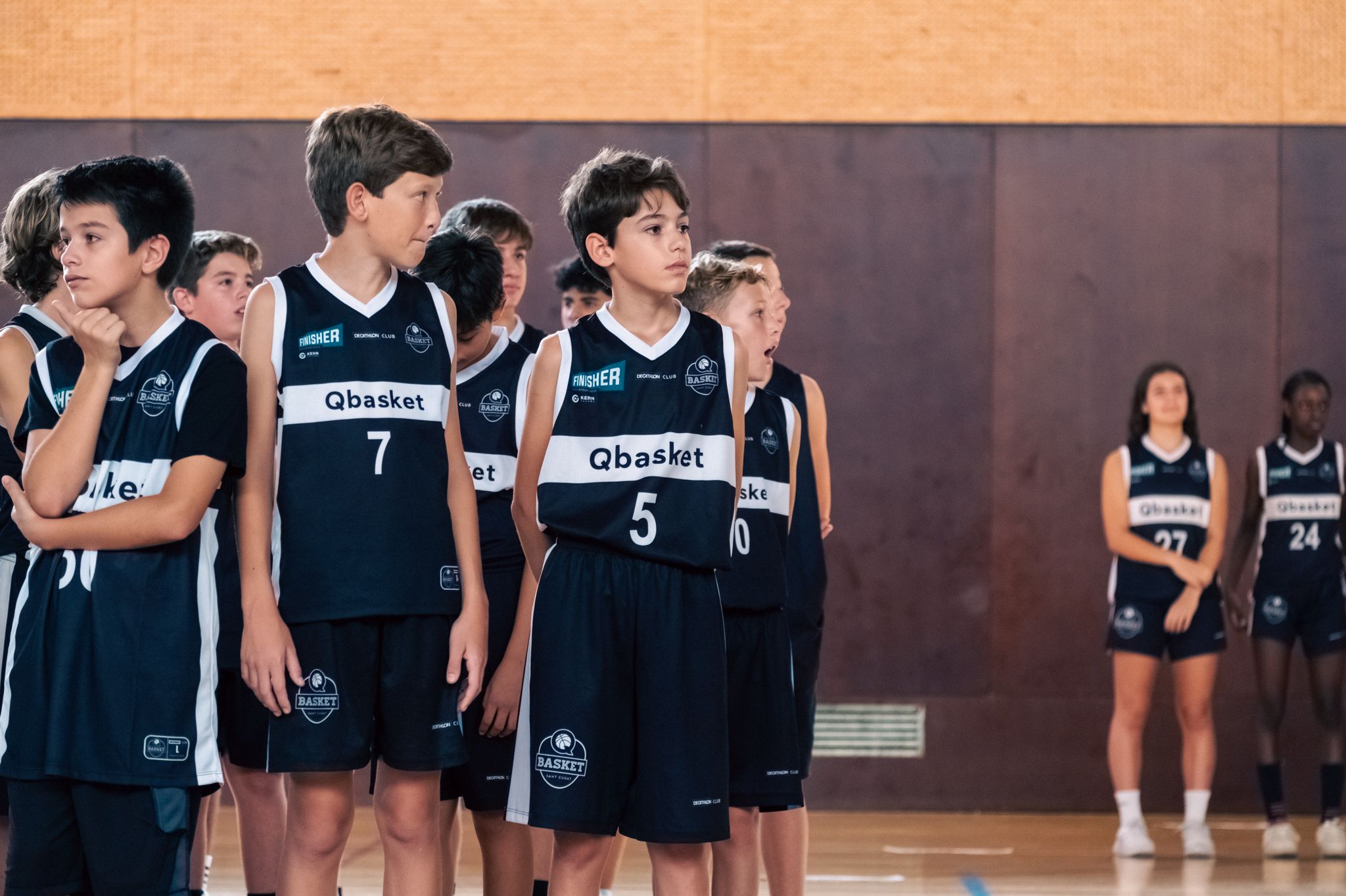 Presentació dels equips de Qbasket Sant Cugat. FOTO: Ale Gómez