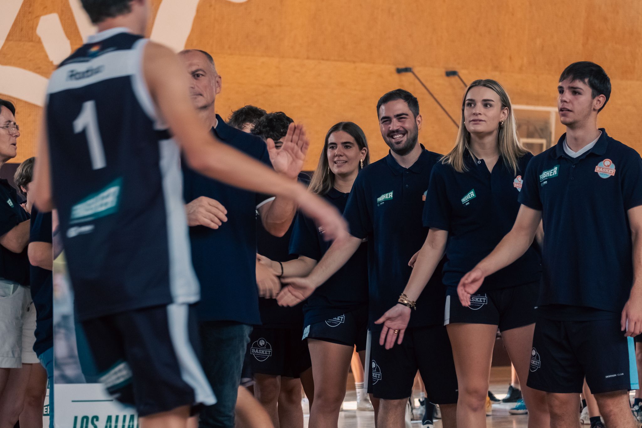 Presentació dels equips de Qbasket Sant Cugat. FOTO: Ale Gómez