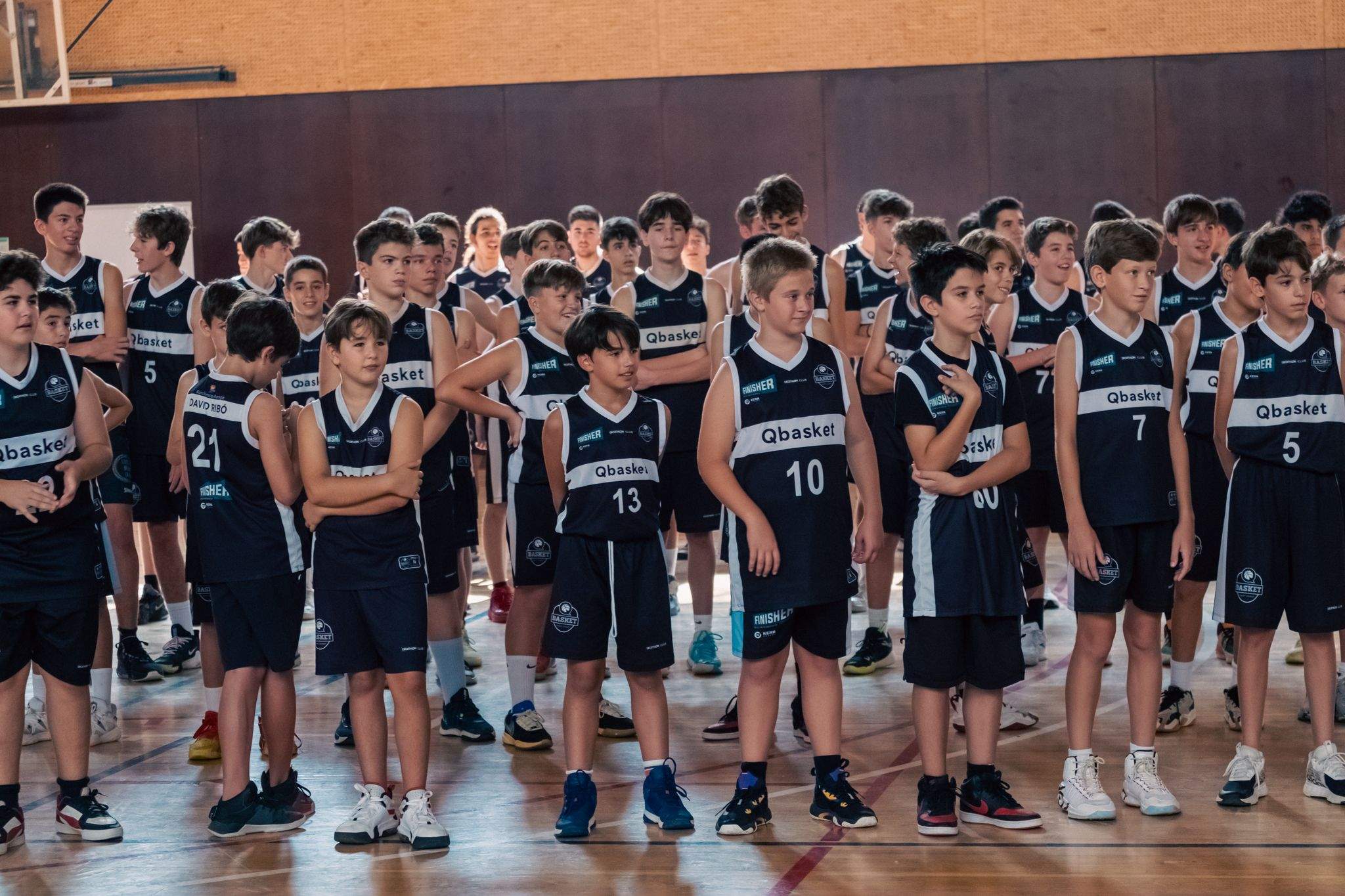 Presentació dels equips de Qbasket Sant Cugat. FOTO: Ale Gómez