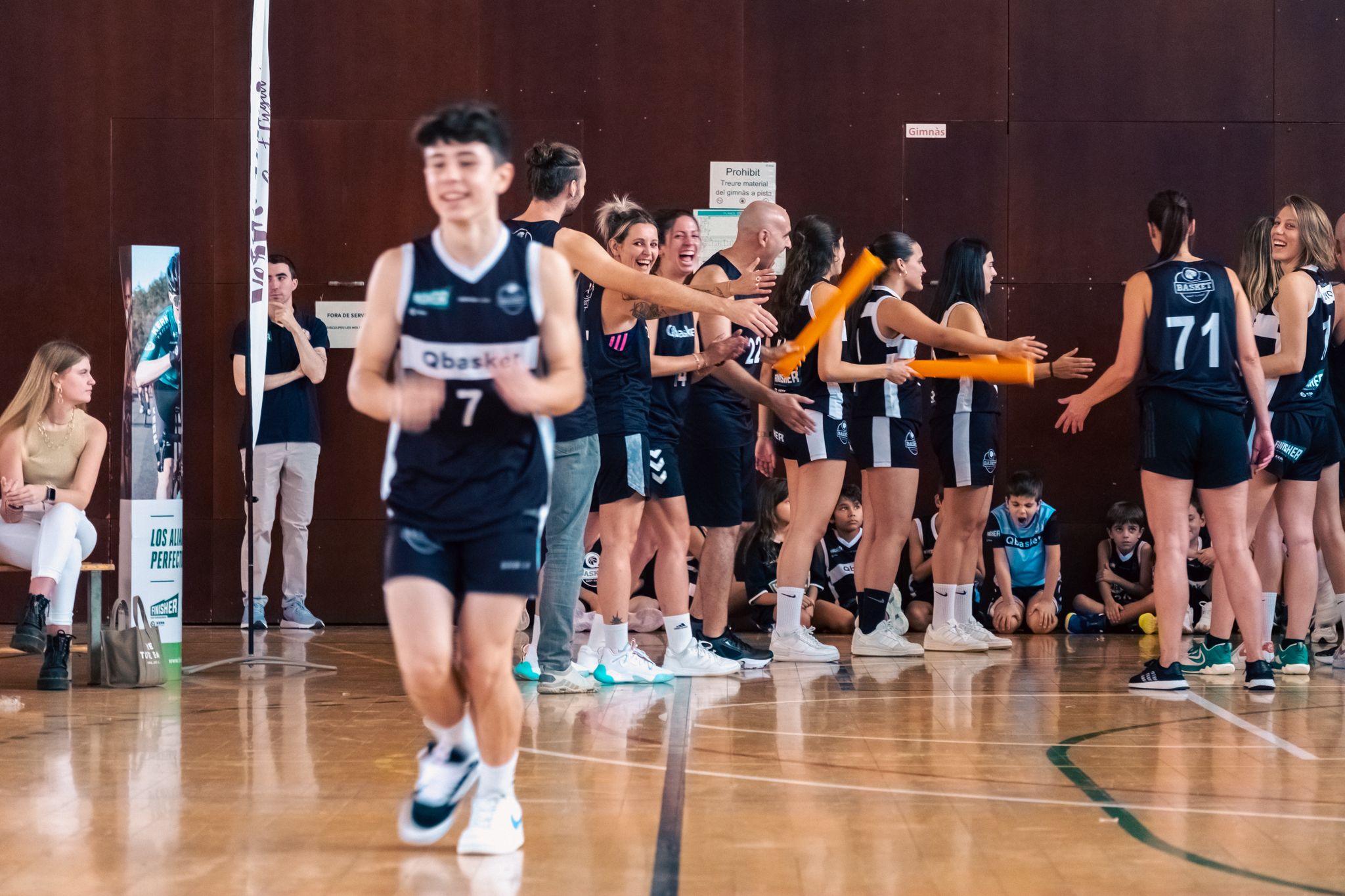 Presentació dels equips de Qbasket Sant Cugat. FOTO: Ale Gómez