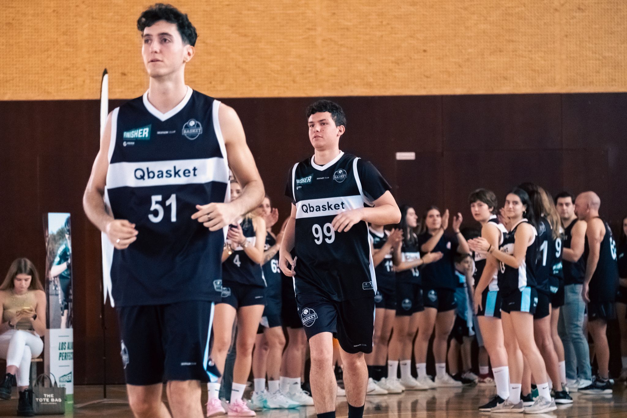 Presentació dels equips de Qbasket Sant Cugat. FOTO: Ale Gómez