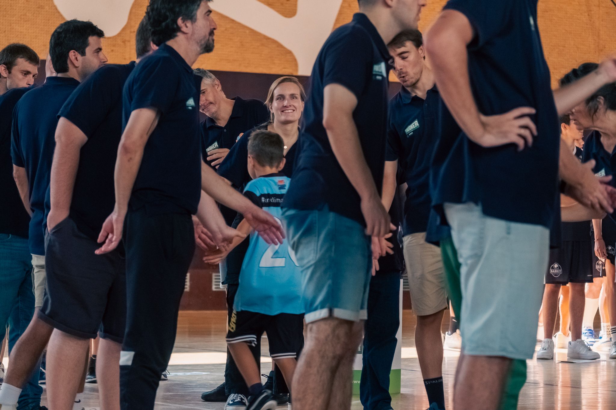 Presentació dels equips de Qbasket Sant Cugat. FOTO: Ale Gómez
