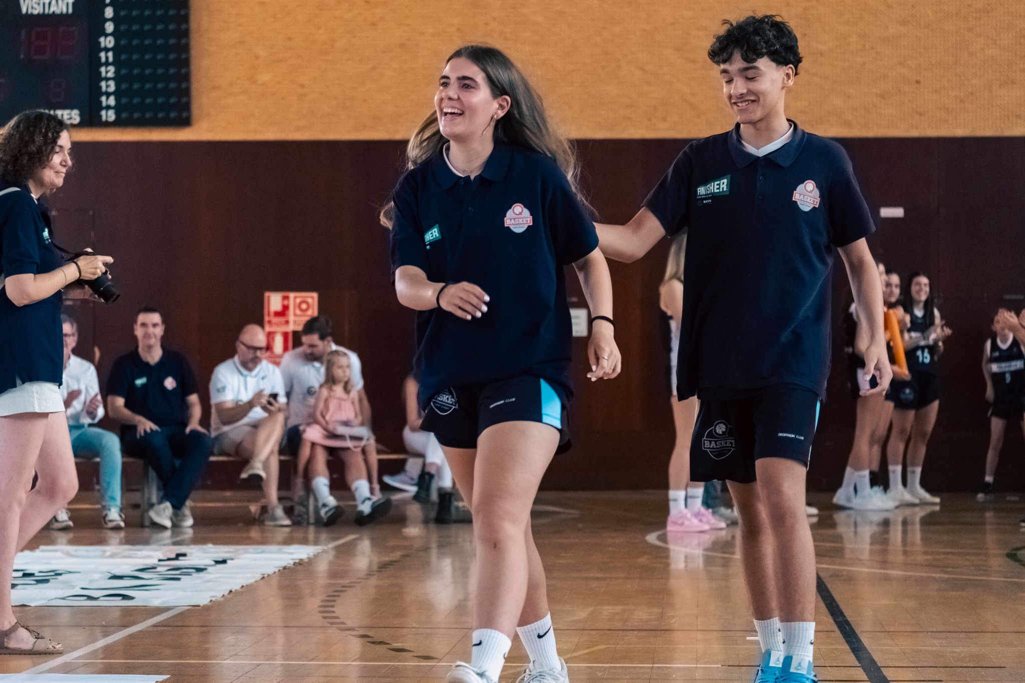 Presentació dels equips de Qbasket Sant Cugat. FOTO: Ale Gómez