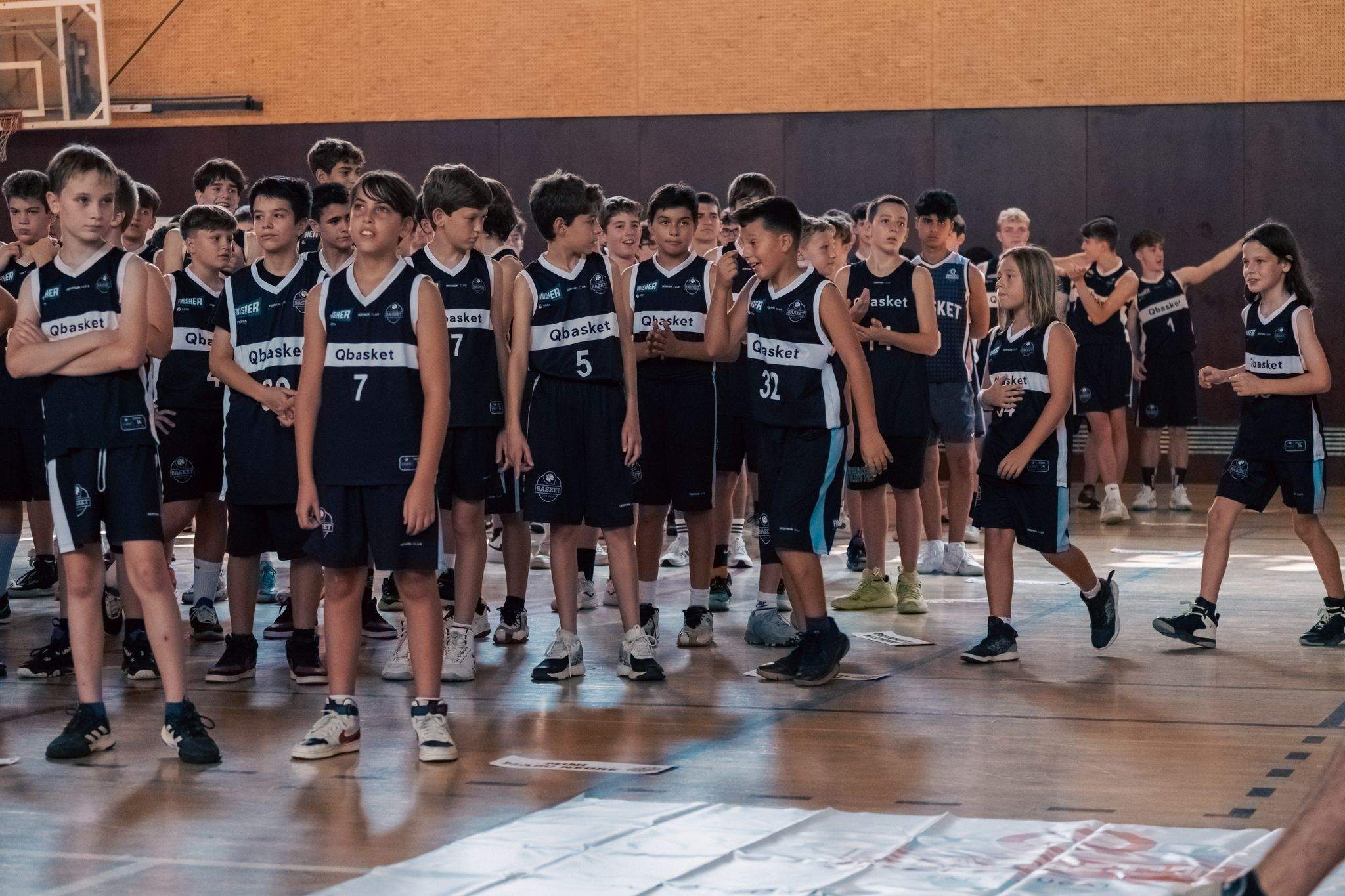 Presentació dels equips de Qbasket Sant Cugat. FOTO: Ale Gómez