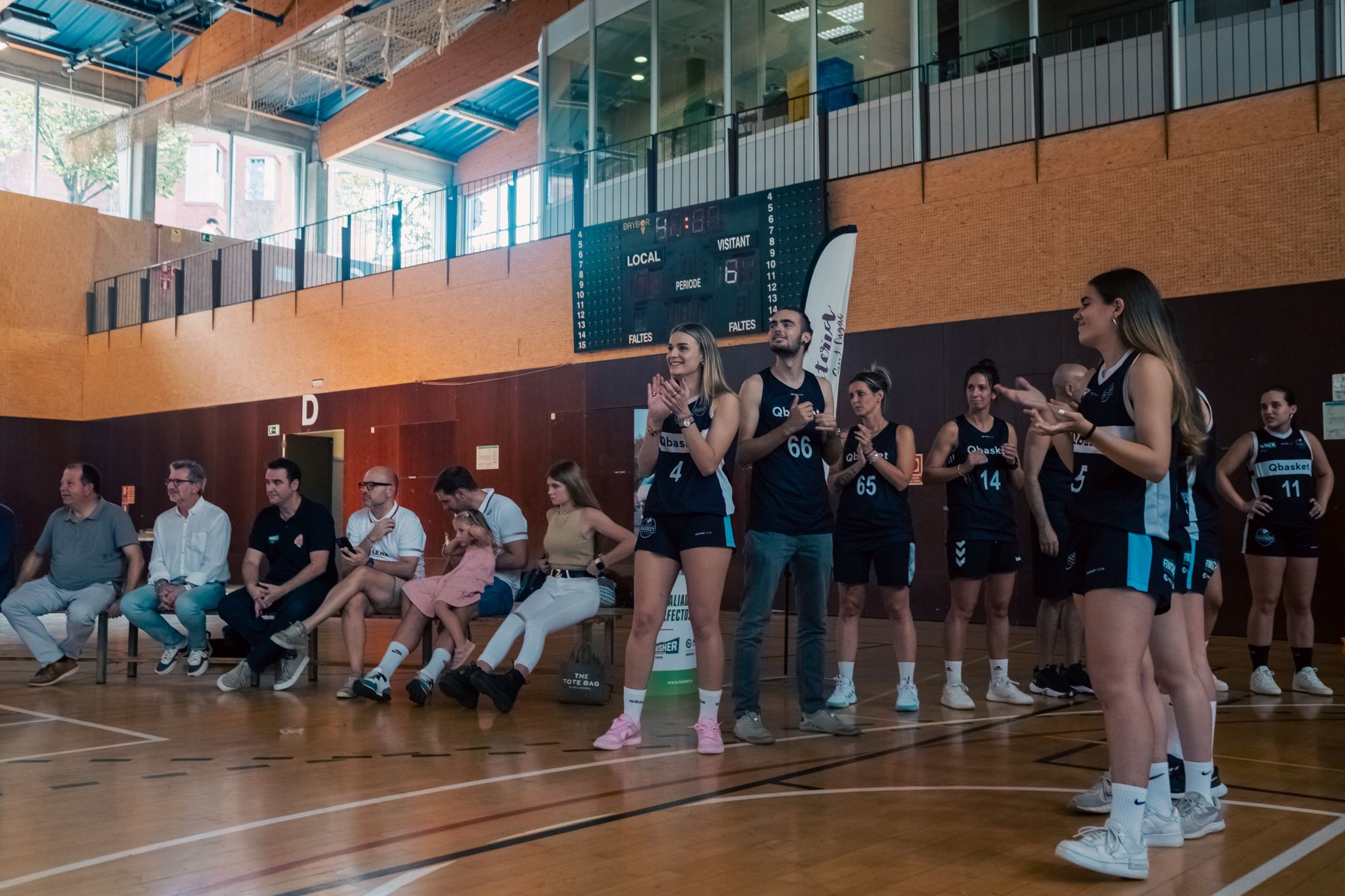 Presentació dels equips de Qbasket Sant Cugat. FOTO: Ale Gómez