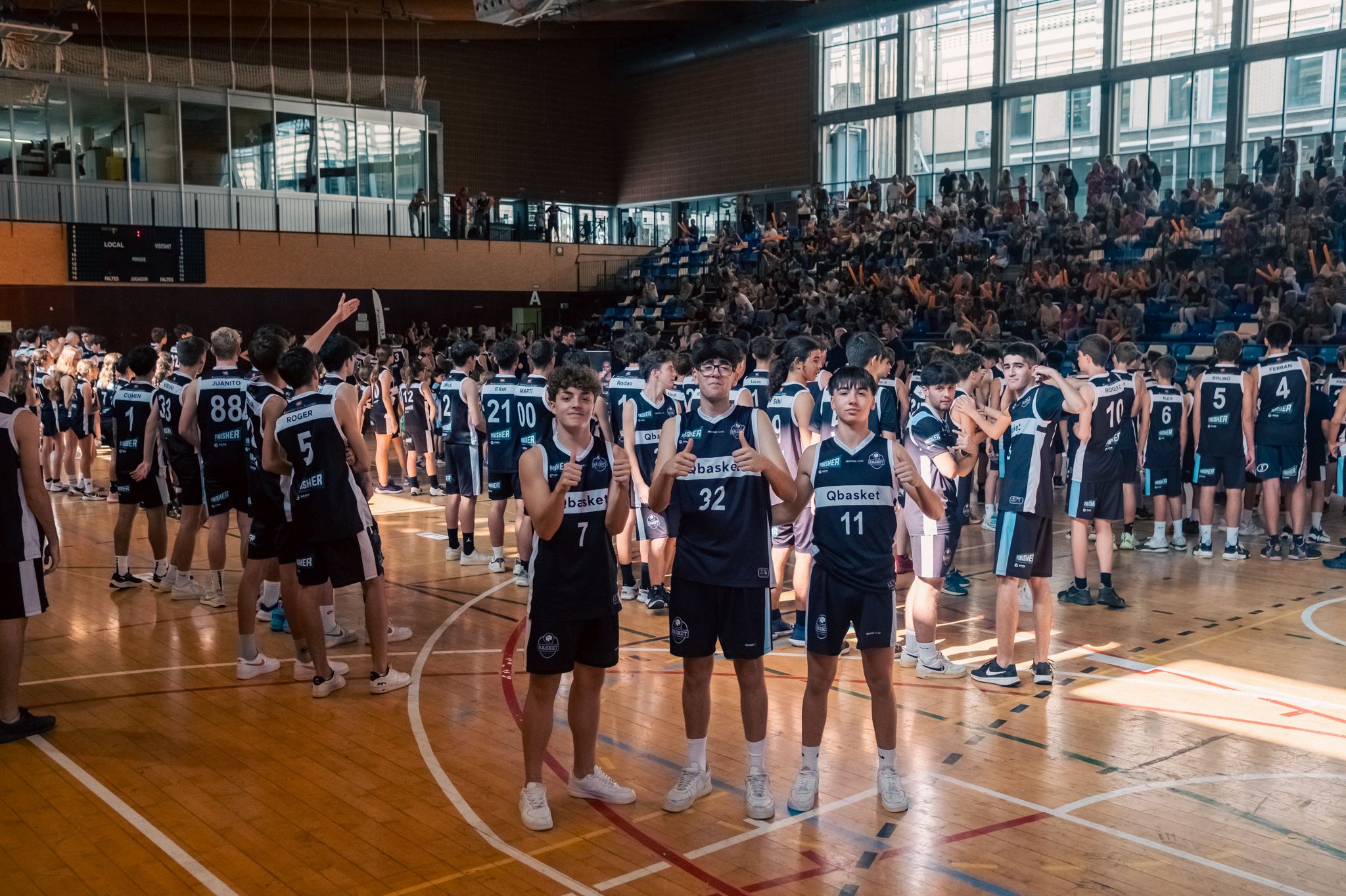 Presentació dels equips de Qbasket Sant Cugat. FOTO: Ale Gómez