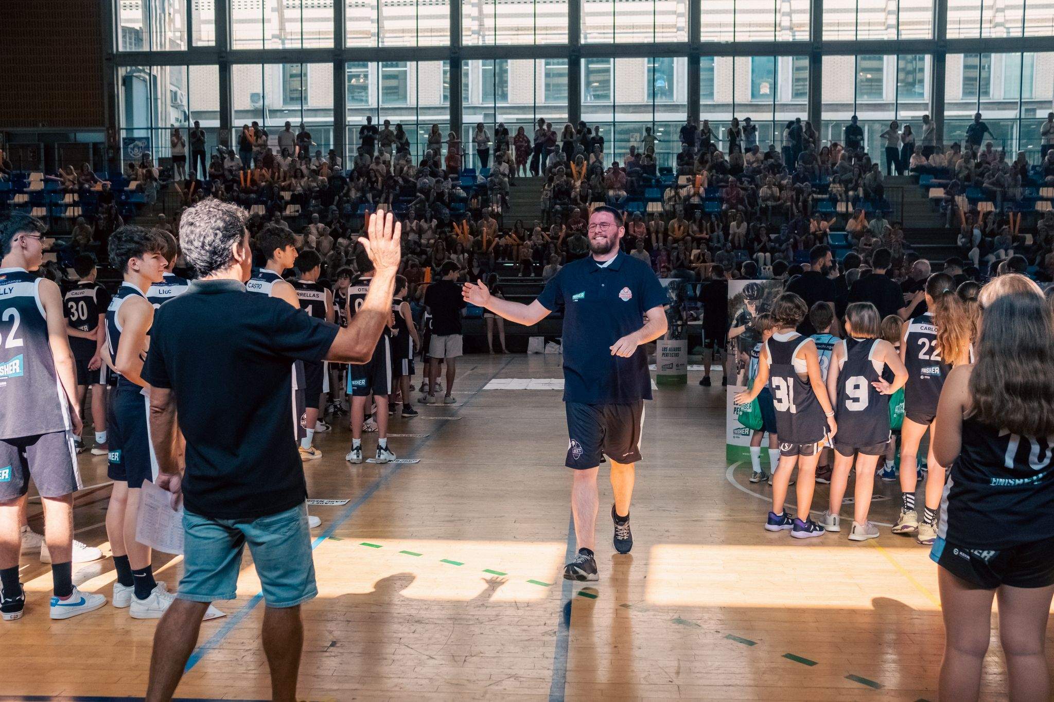 Presentació dels equips de Qbasket Sant Cugat. FOTO: Ale Gómez