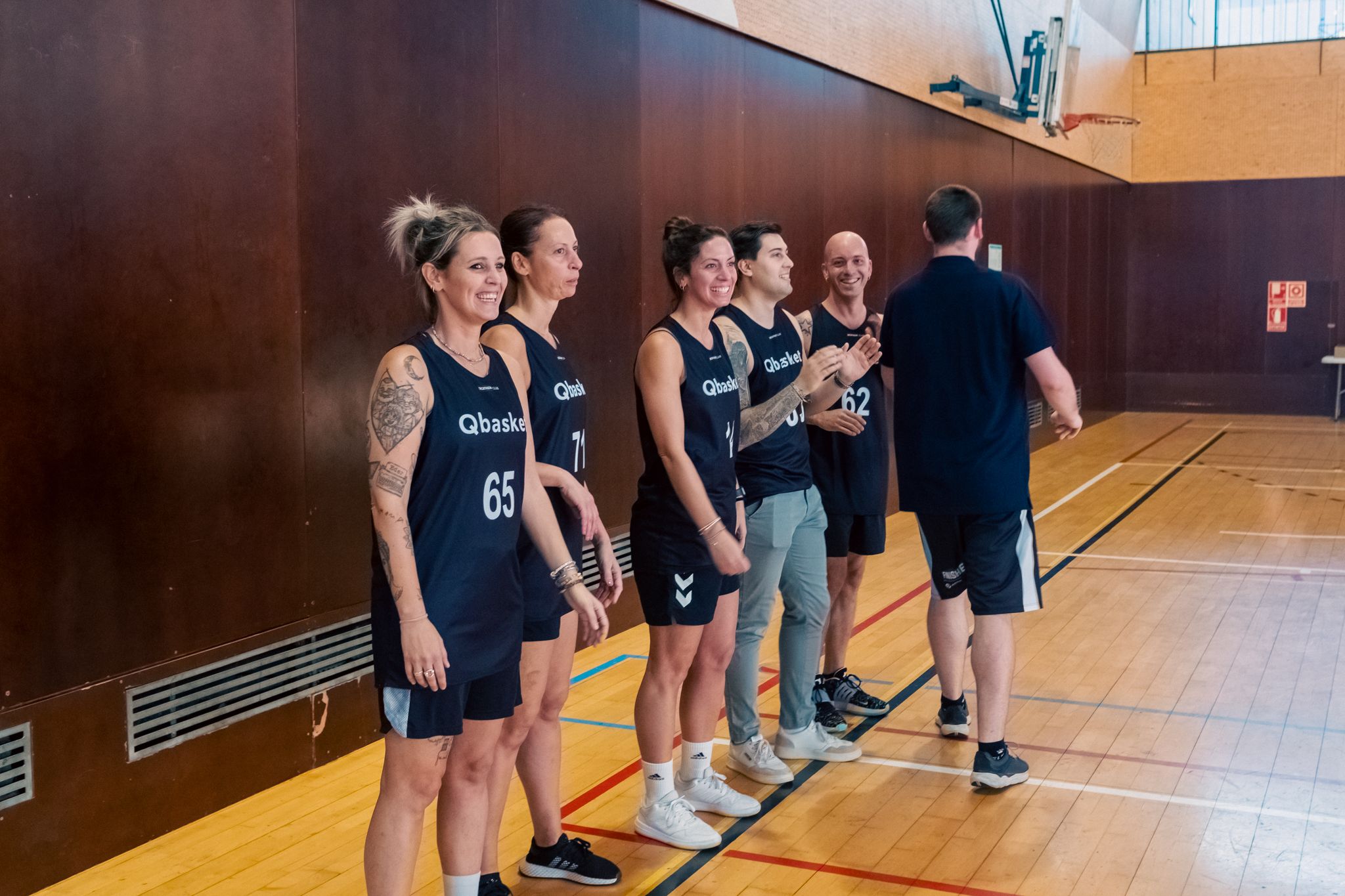 Presentació dels equips de Qbasket Sant Cugat. FOTO: Ale Gómez