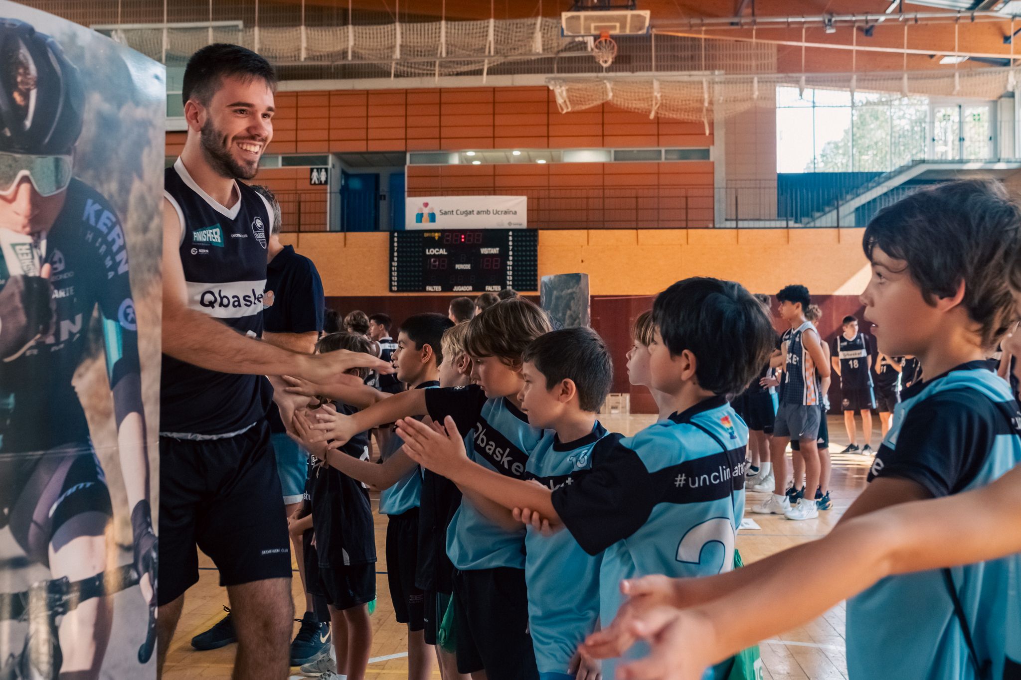 Presentació dels equips de Qbasket Sant Cugat. FOTO: Ale Gómez