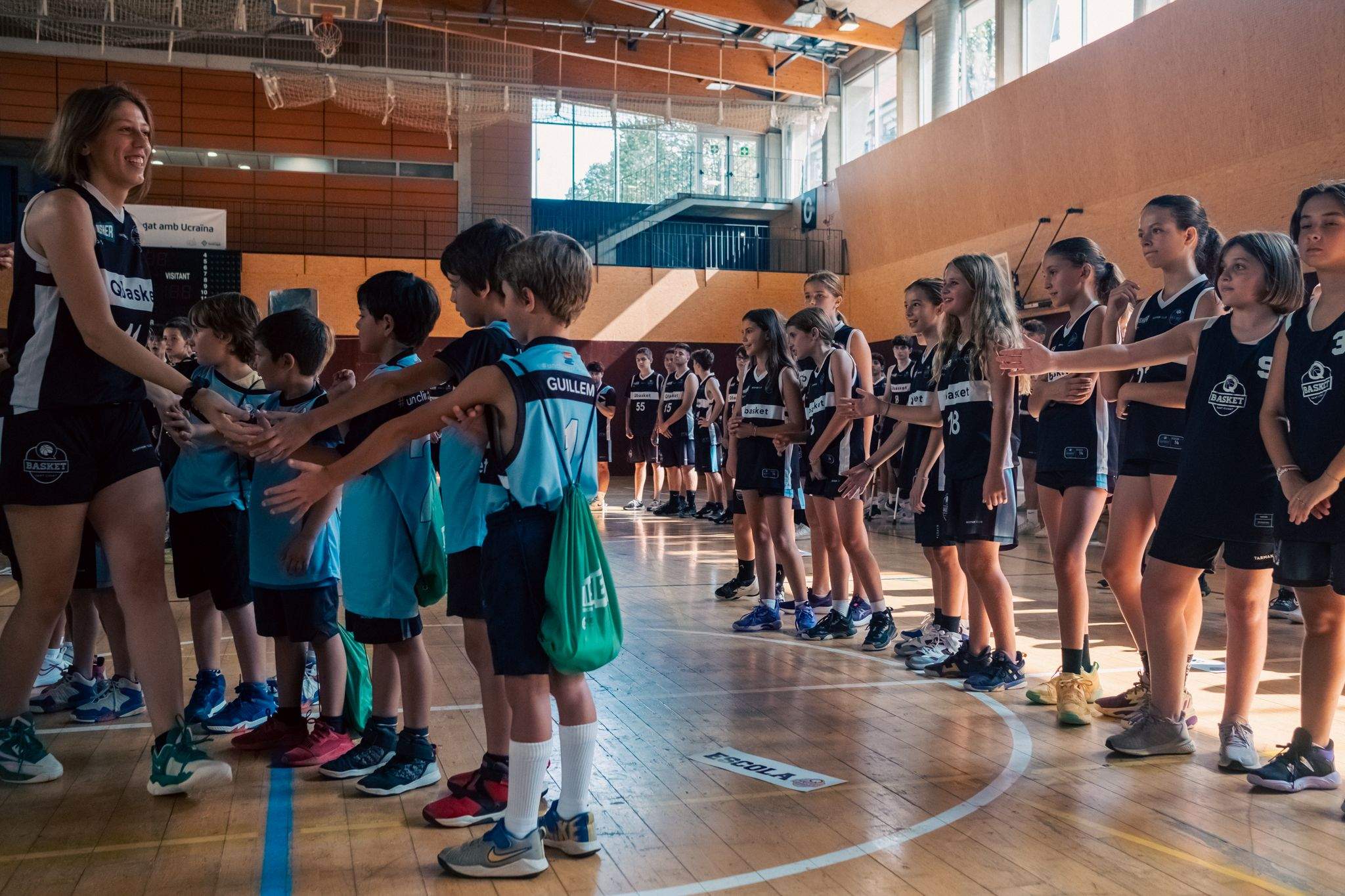 Presentació dels equips de Qbasket Sant Cugat. FOTO: Ale Gómez