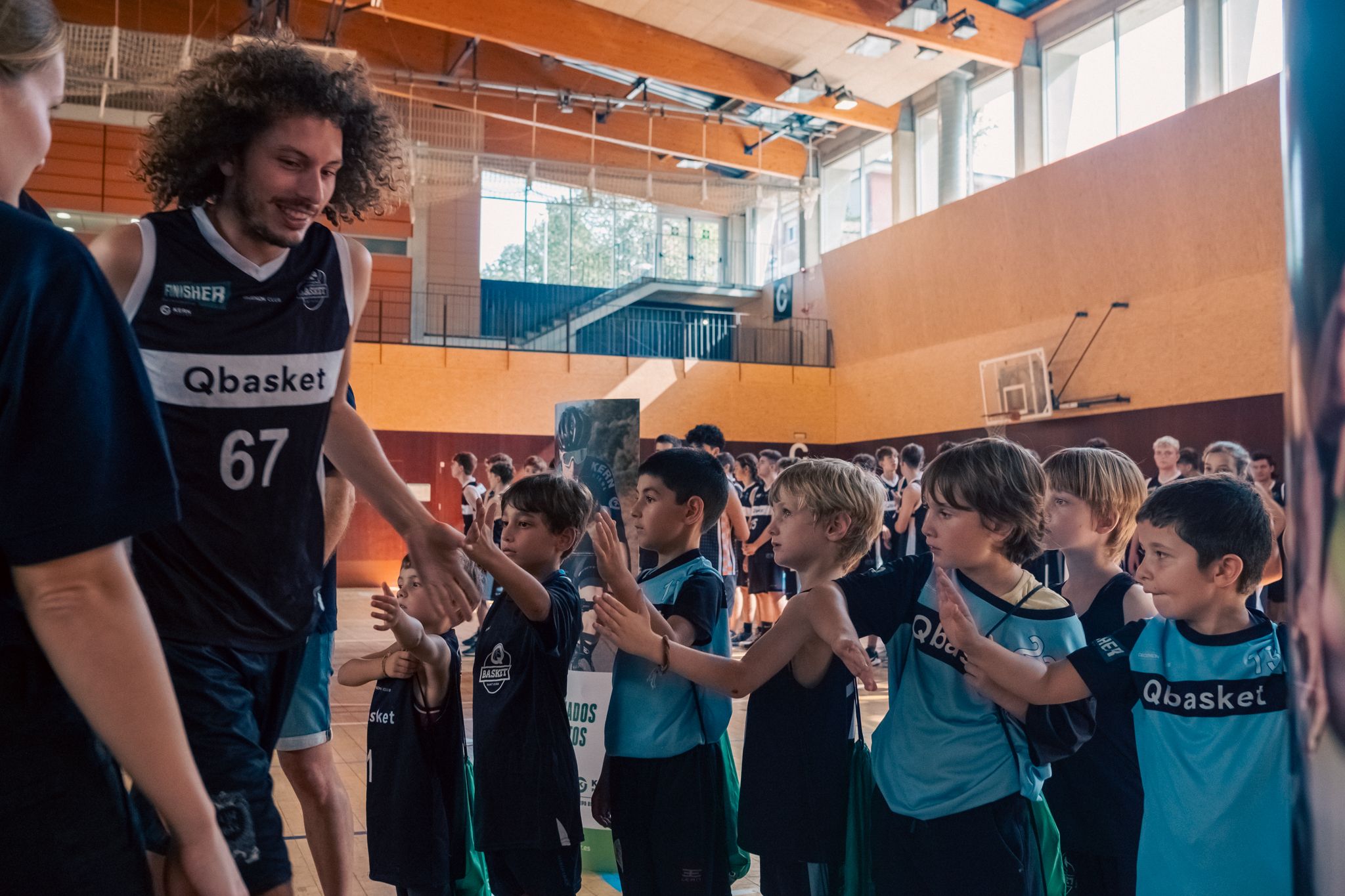 Presentació dels equips de Qbasket Sant Cugat. FOTO: Ale Gómez
