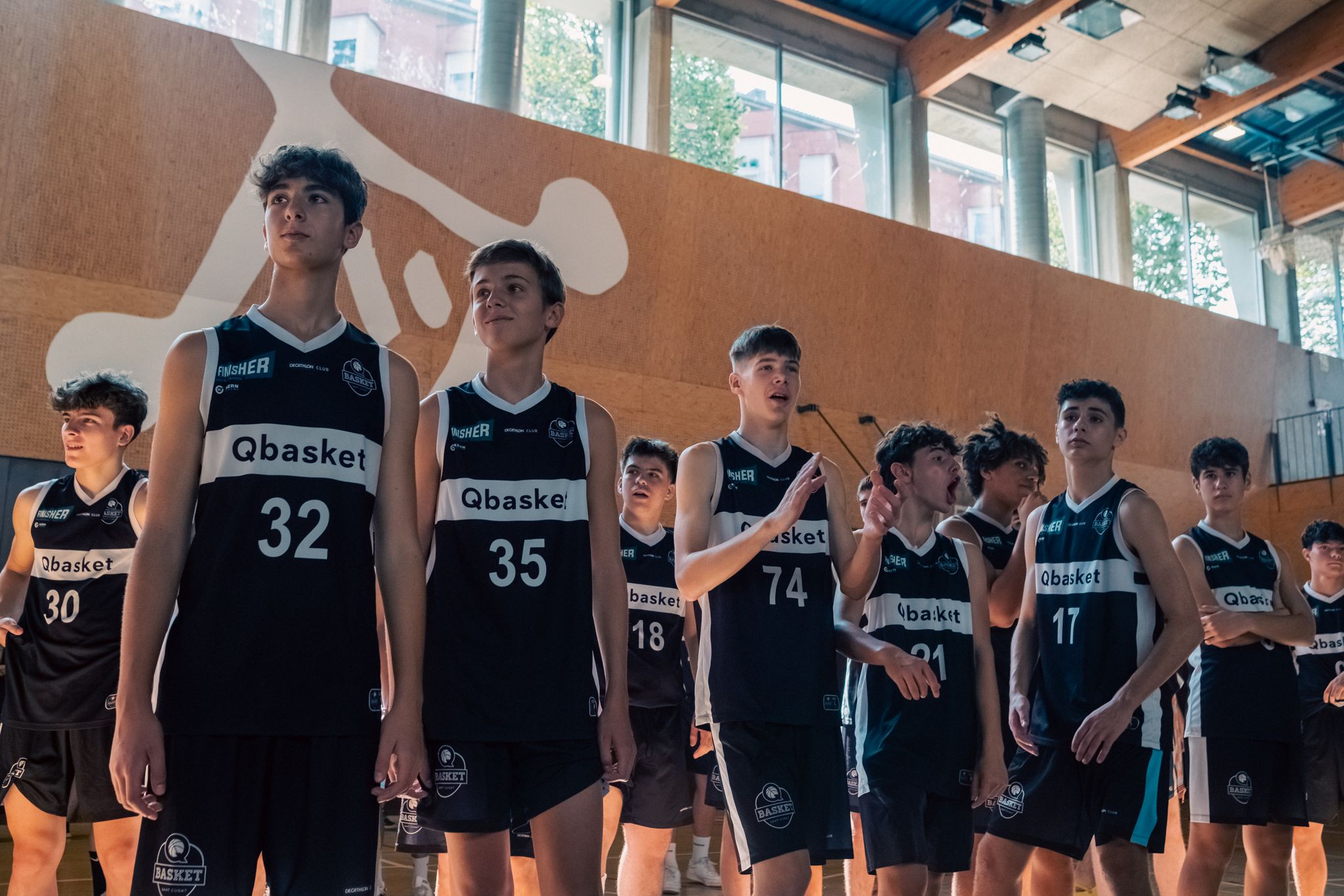 Presentació dels equips de Qbasket Sant Cugat. FOTO: Ale Gómez